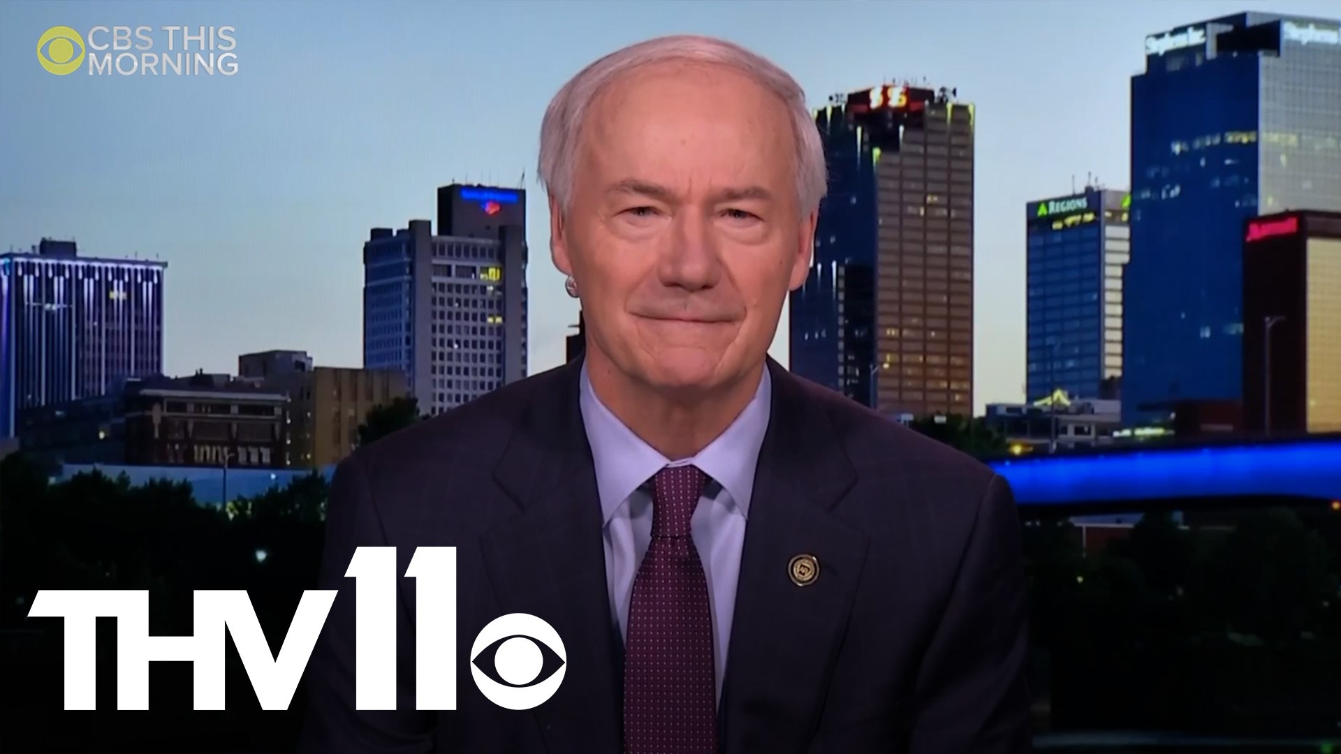 In an interview on CBS This Morning, Gov. Hutchinson spoke on the "challenging time" Arkansas faces with the COVID-19 surge and discussed President-Elect Joe Biden.