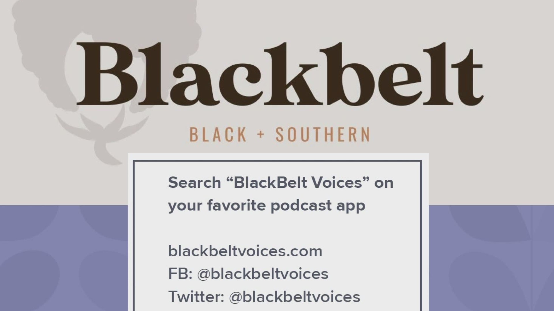 BlackBelt Voices is a podcast hosted by Arkansans Adena White and Kara Wilkins and edited together by Katrina Dupins.