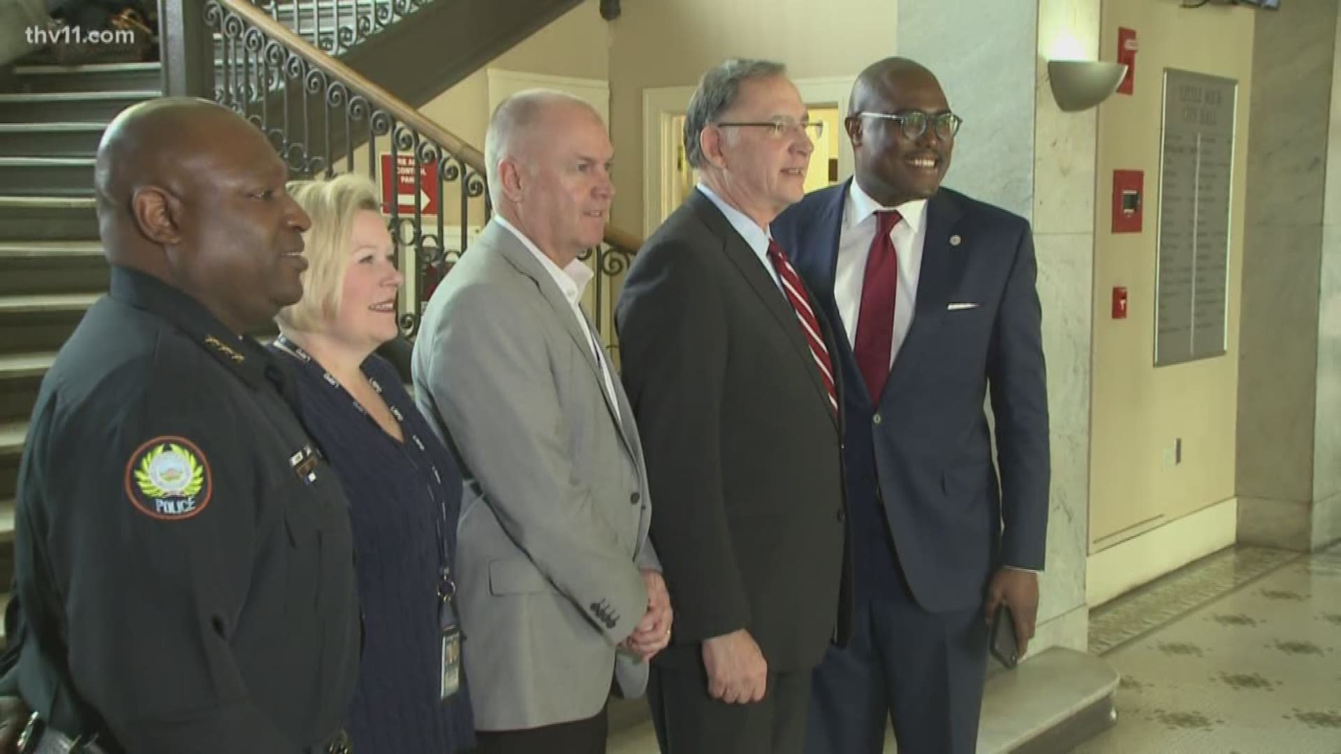 Senator John Boozman met with Little Rock Mayor Frank Scott and Interim Chief of Police Wayne Bewley to learn about how crime is being addressed in the city.