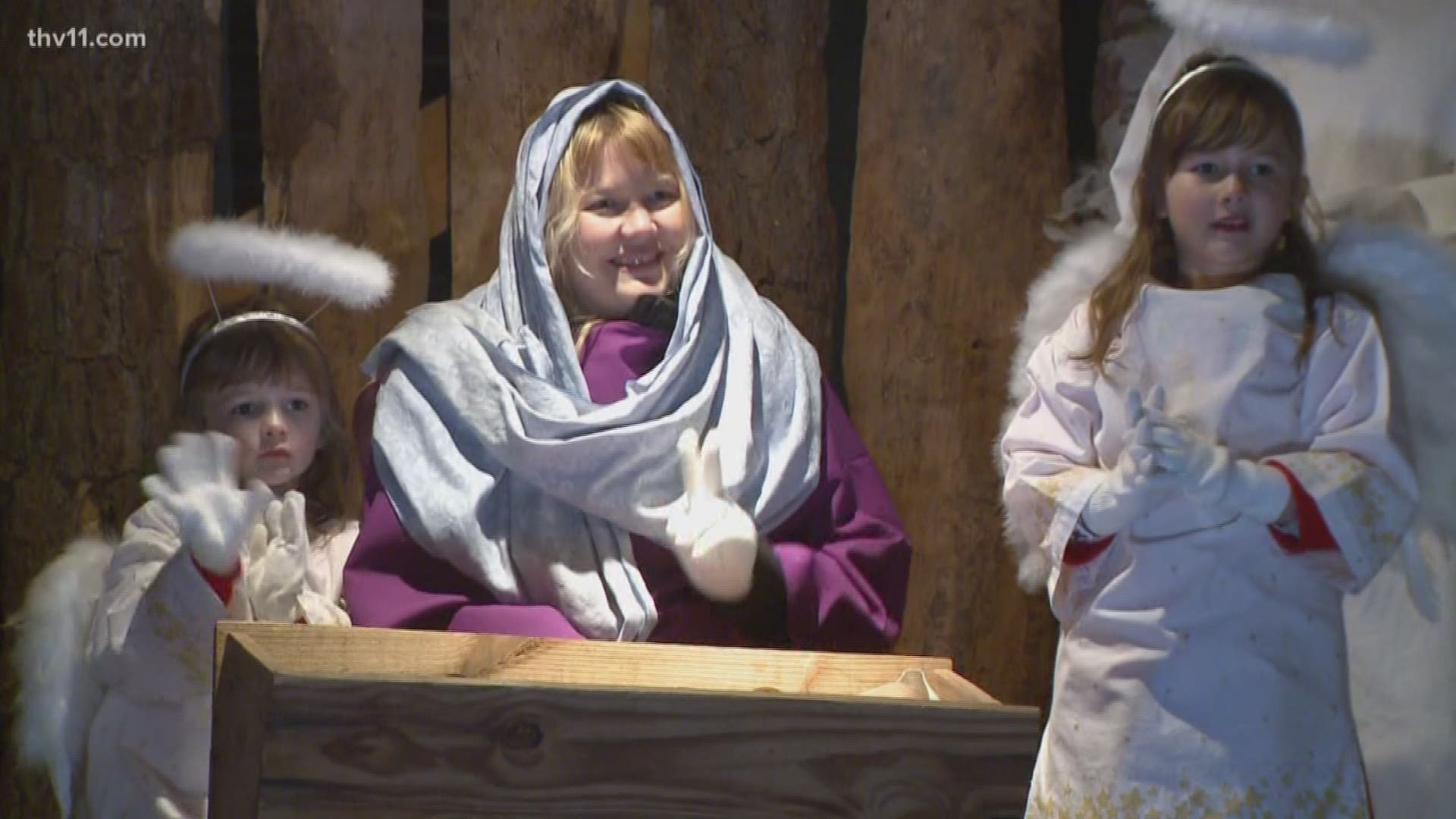 A Little Rock church brings the Christmas story to life tonight.