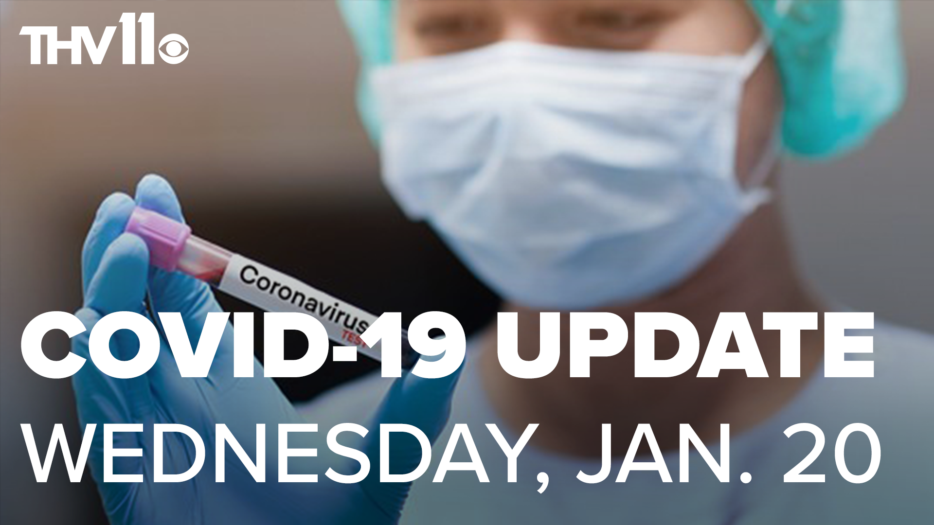 Craig O'Neill provides a coronavirus update for Arkansas on Wednesday, January 20.