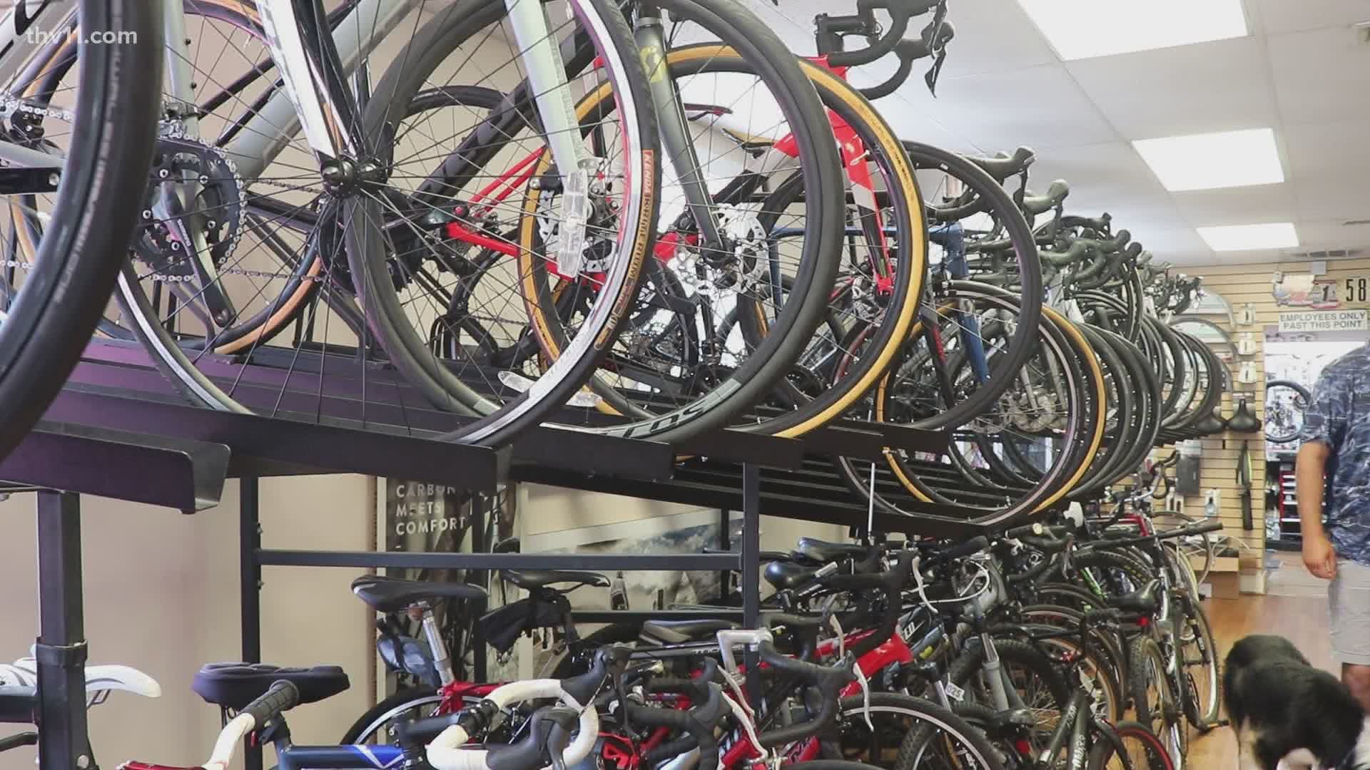We've reported how bikes were becoming the new toilet paper with bicycle stores seeing sales unlike ever before. For one shop, the overwhelming demand has continued.