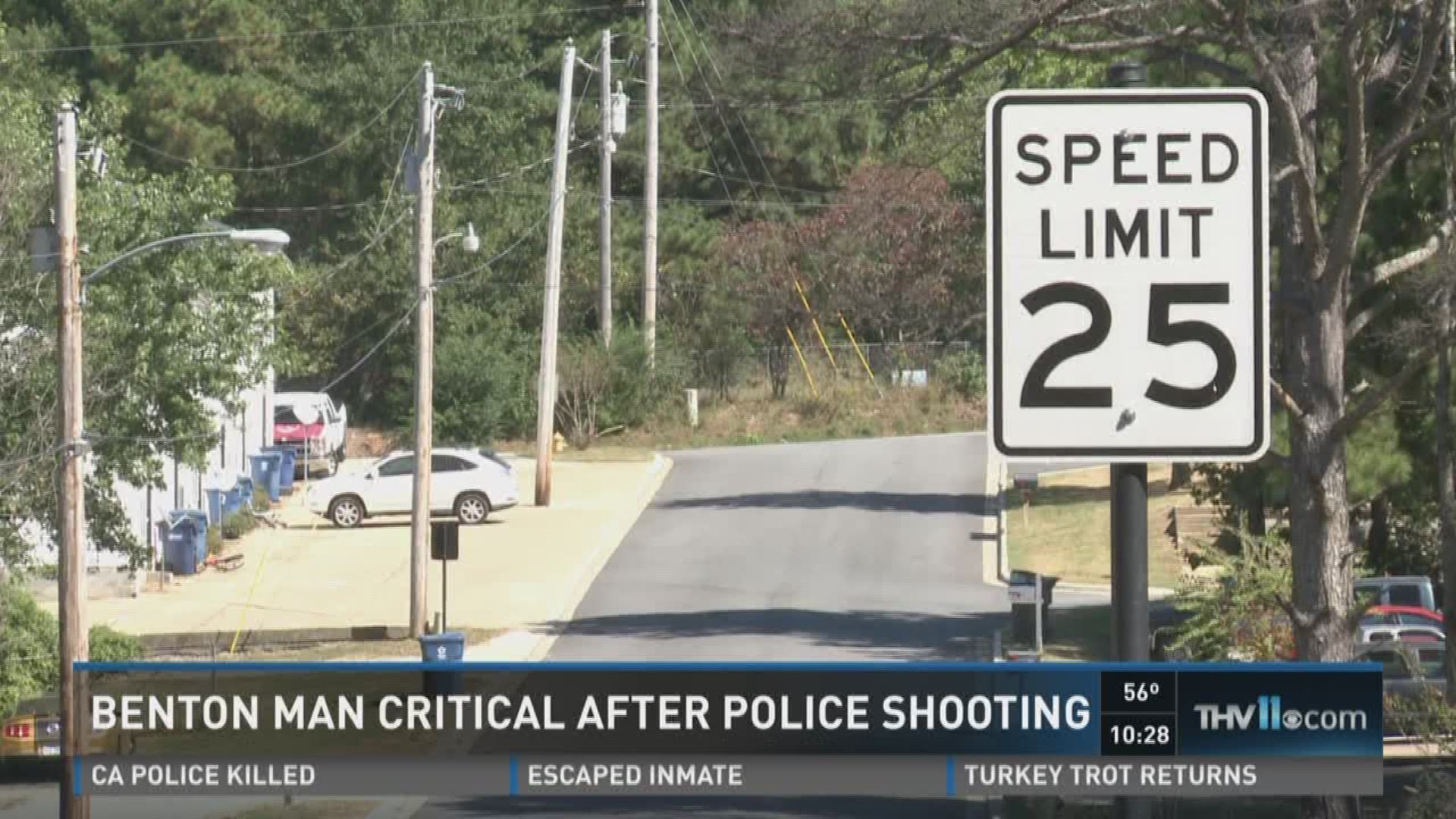 Officer involved shooting in Benton, suspect in critical condition