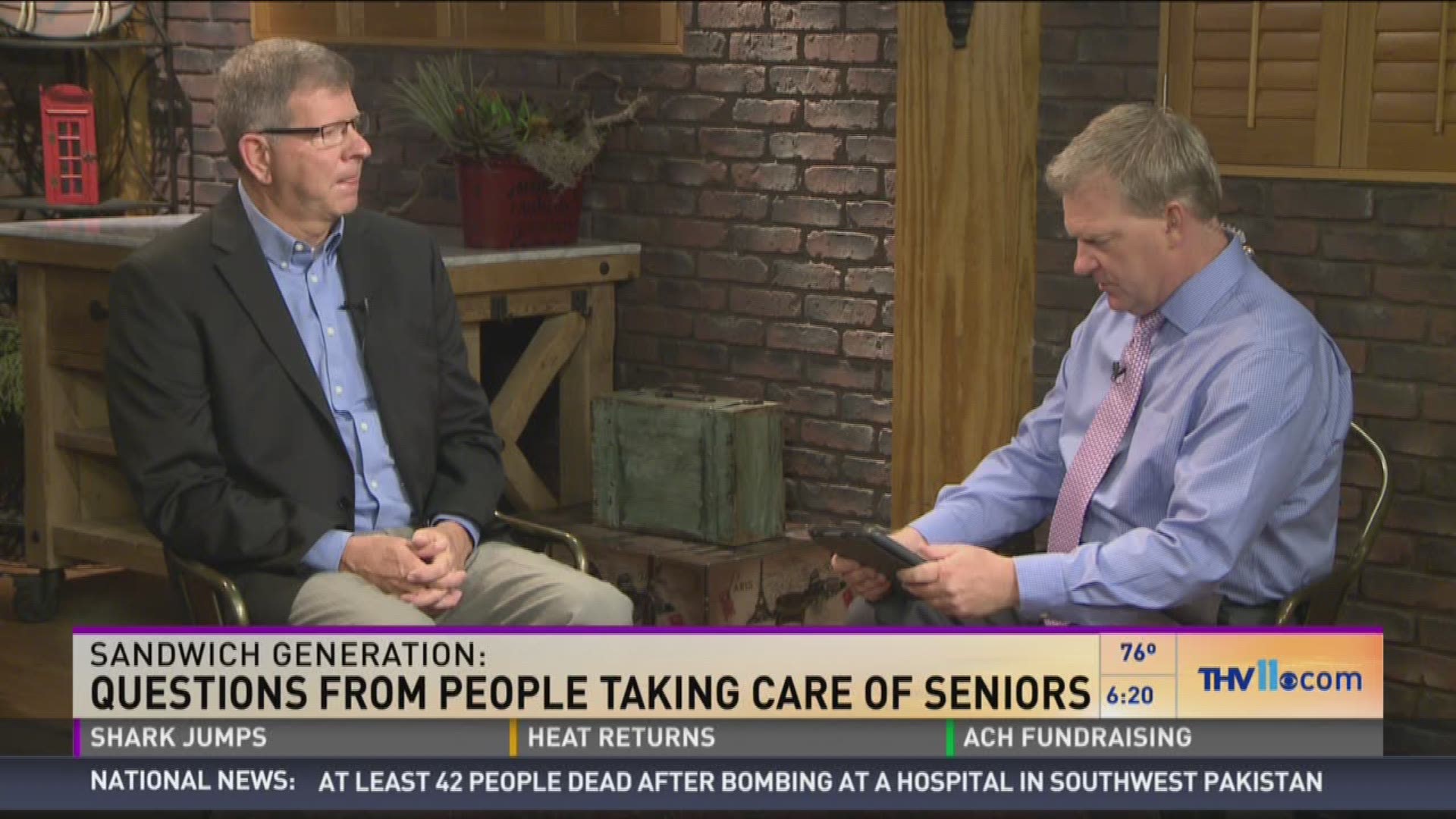 It can be difficult for people in the "Sandwich Generation" to take care of aging adults and kids at the same time. Jimmy Elrod, Executive Director and Managing Partner of Mount Carmel Community, joined THV This Morning to make things easier