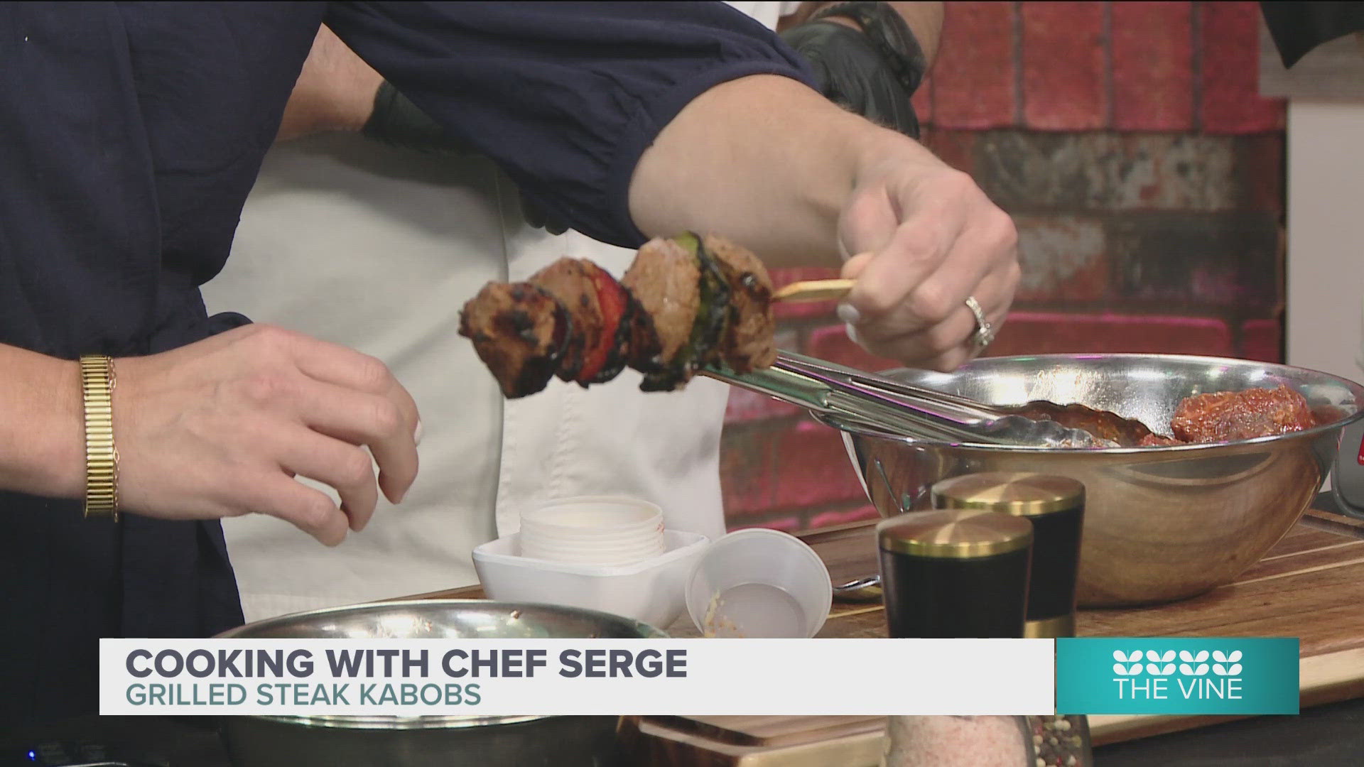Cooking with Chef Serge: Grilled Steak Kabobs | thv11.com