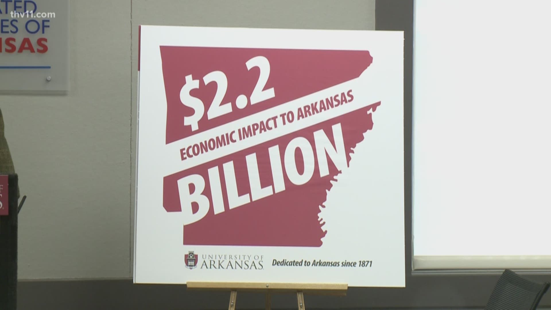 Last year alone, the university added $2.2 billion to our state's economy.