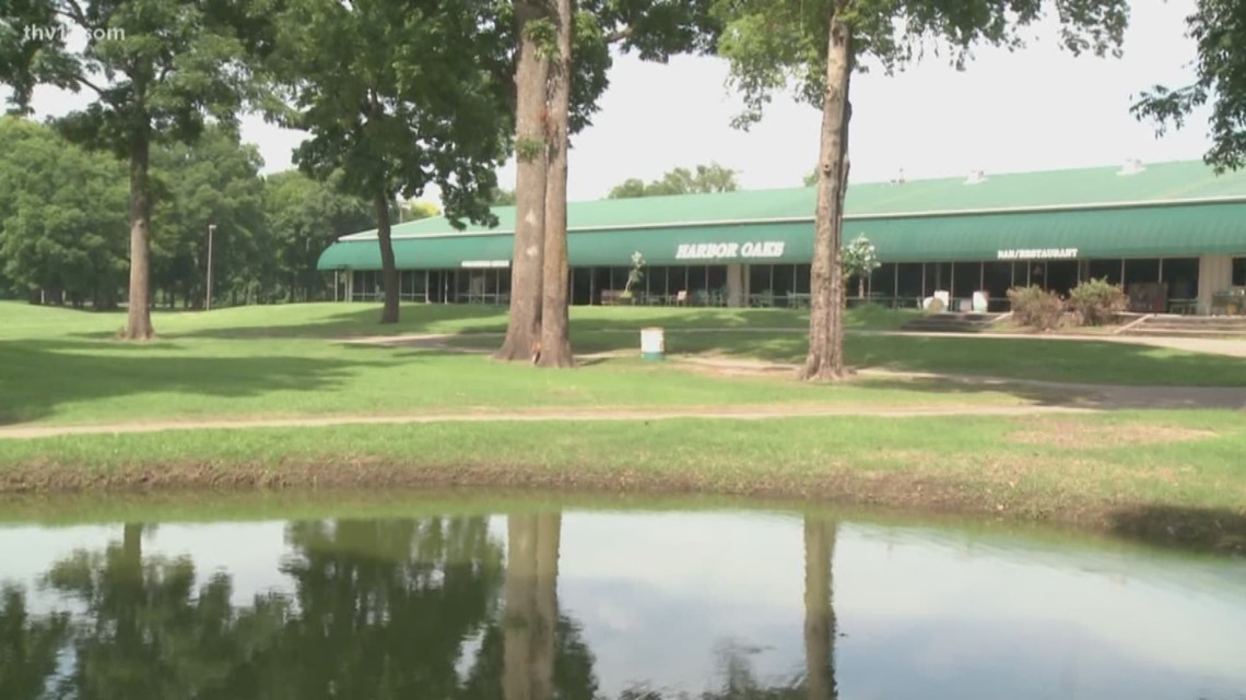 Pine Bluff golf course submerged during river flooding reopens