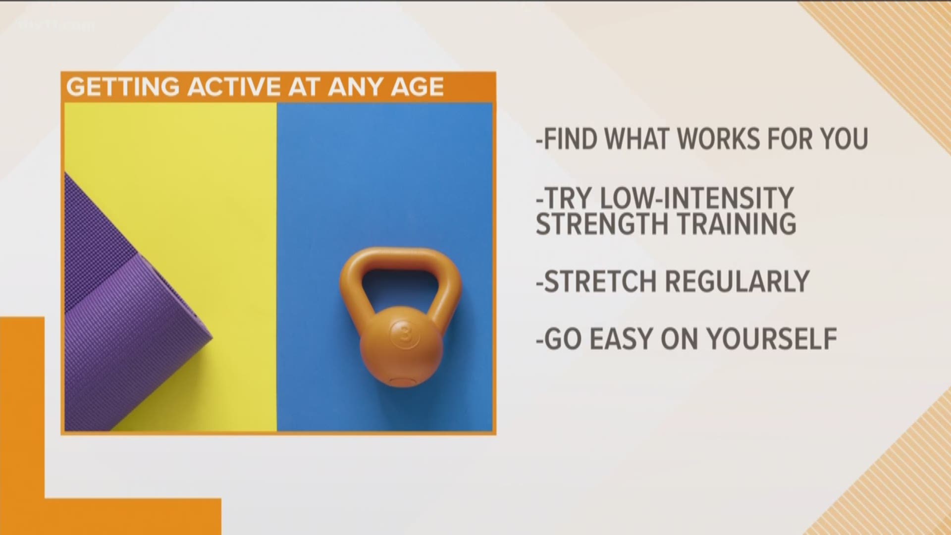 Only 39 percent of Arkansans between 45 and 54 get at least 150 minutes of moderate exercise a week. We are joined by QualChoice Health Insurance's Aaron Sadler to explain why that needs to change.