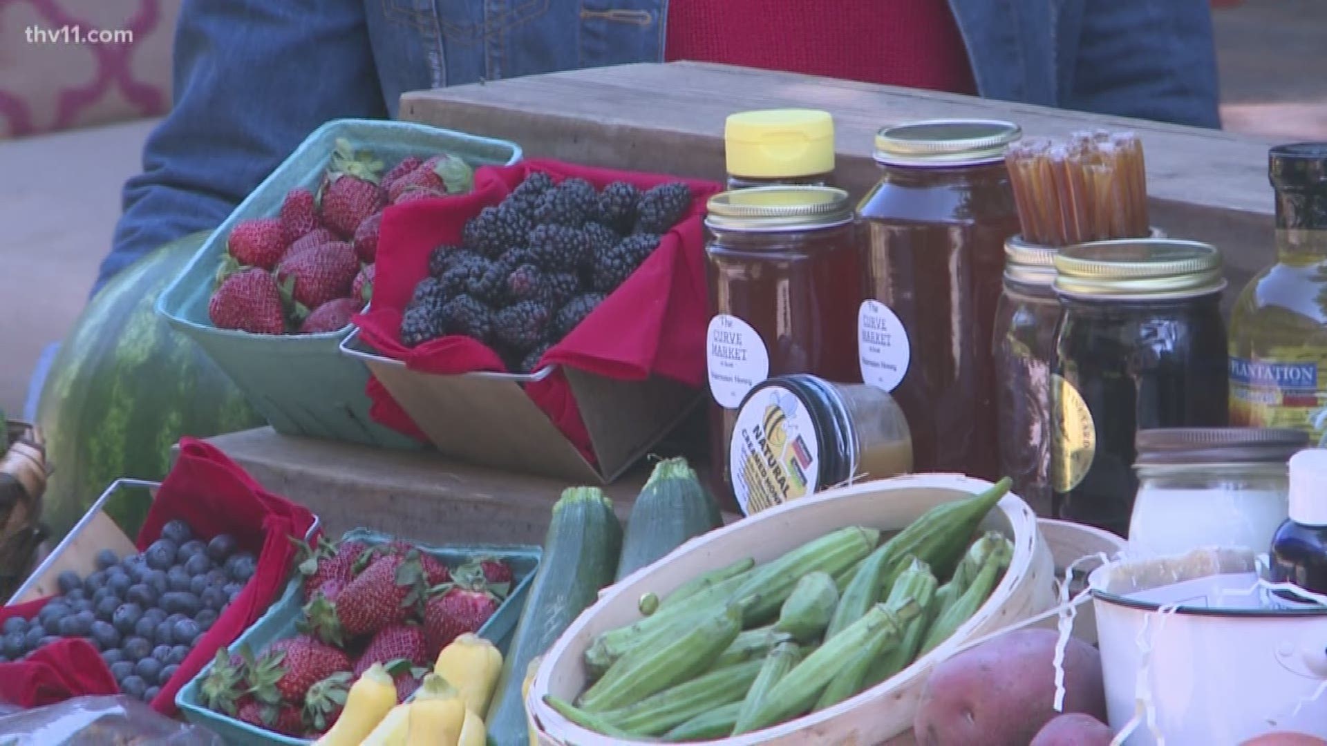 The Little Rock Farmers' Market runs through September in downtown Little Rock.
