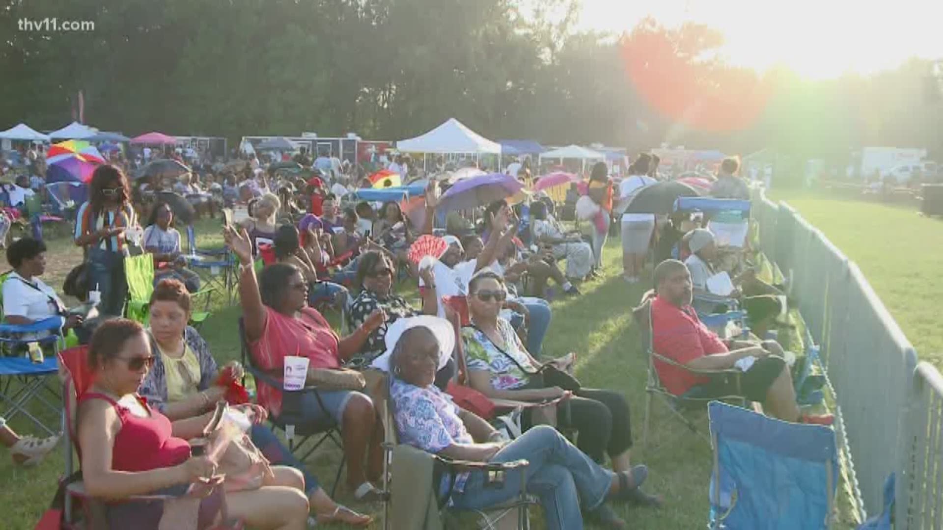Go Forward Pine Bluff celebrated its second annual Forward Fest: Blues, Batter and Brew 2019 today with live music, food, and a firework display.