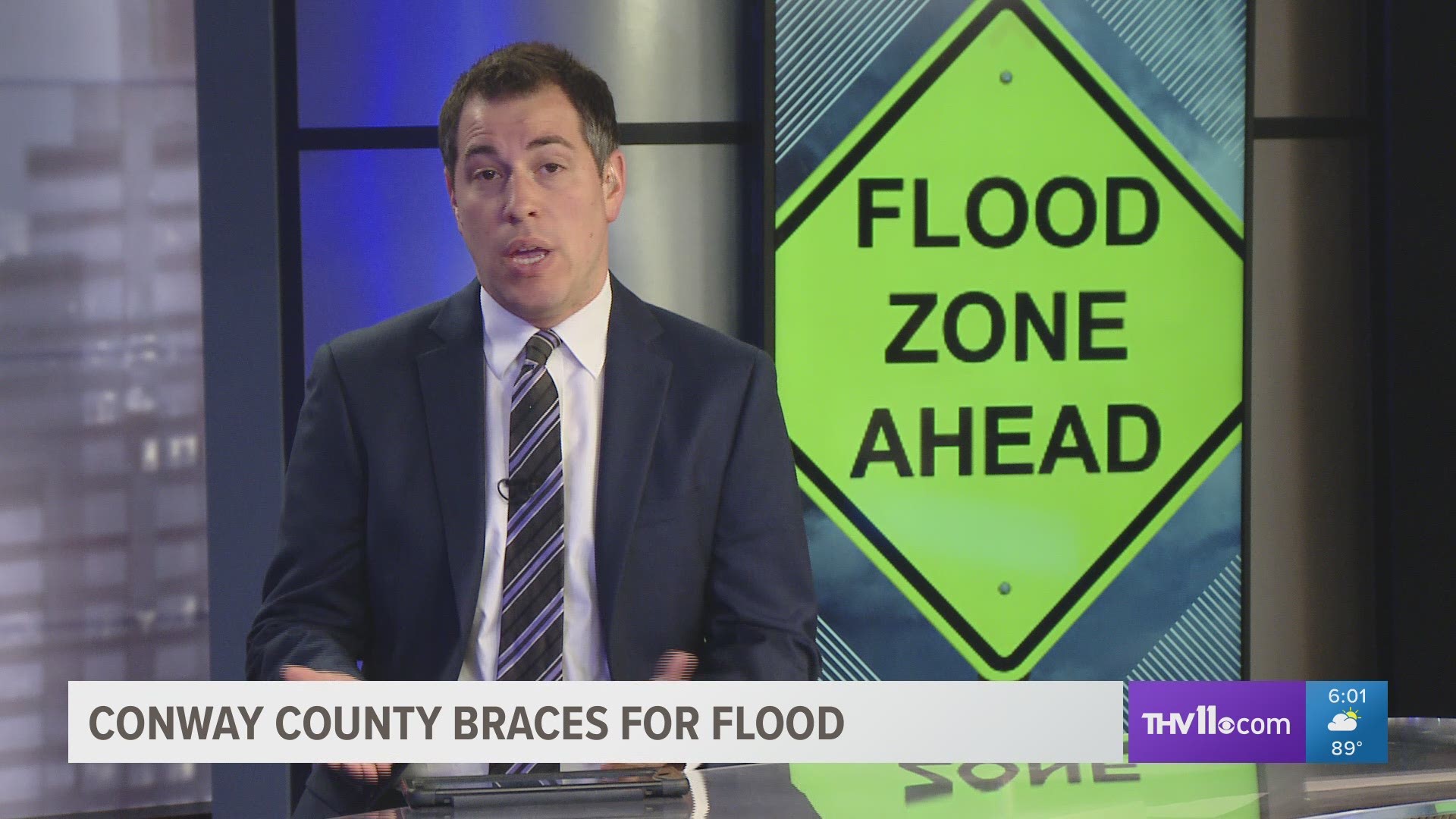 Conway County is one of the areas expected to be hit hardest by the flooding.