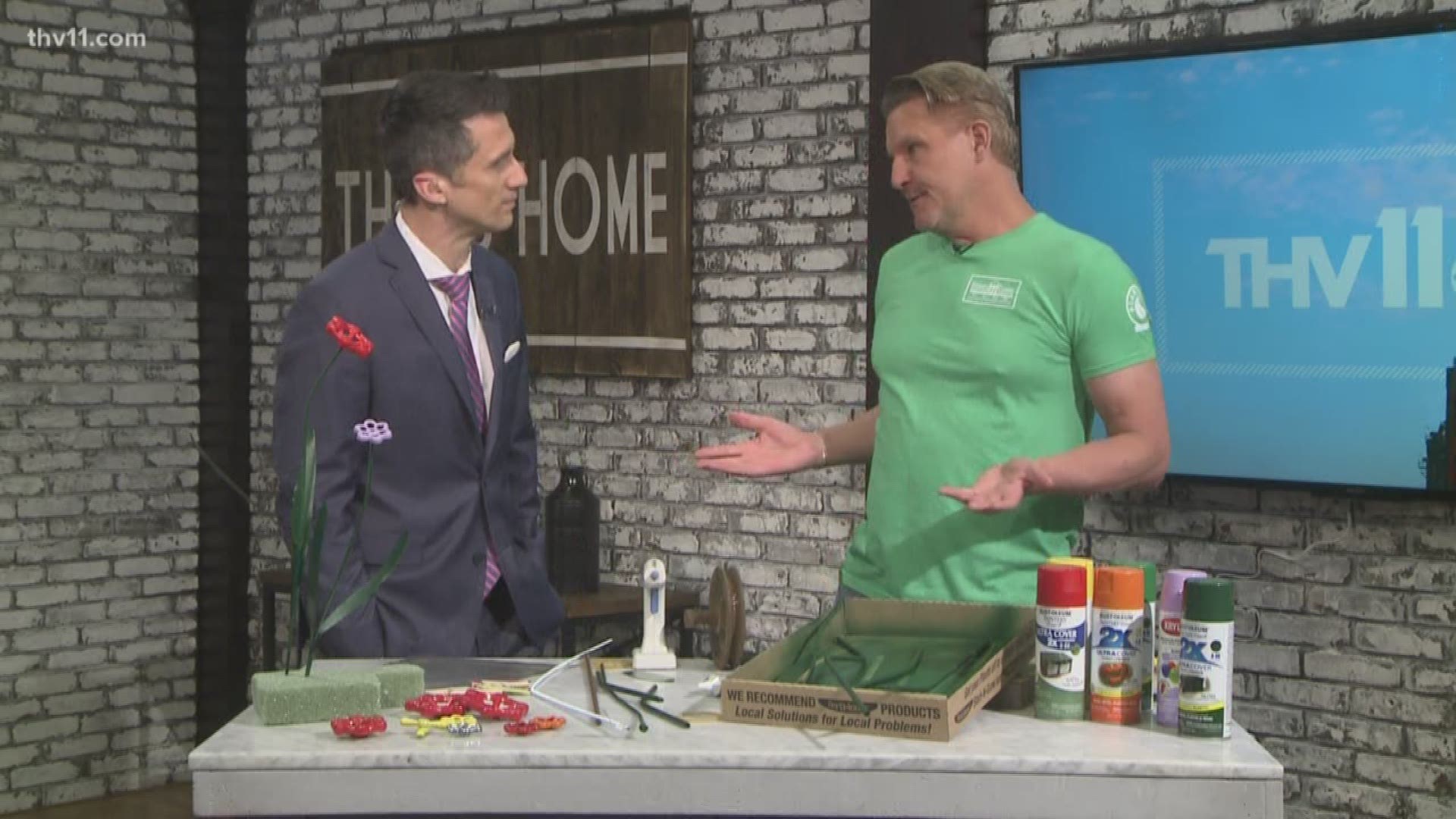 Our number one lifestyle expert Chris H. Olsen is here this morning to talk about flower stakes.