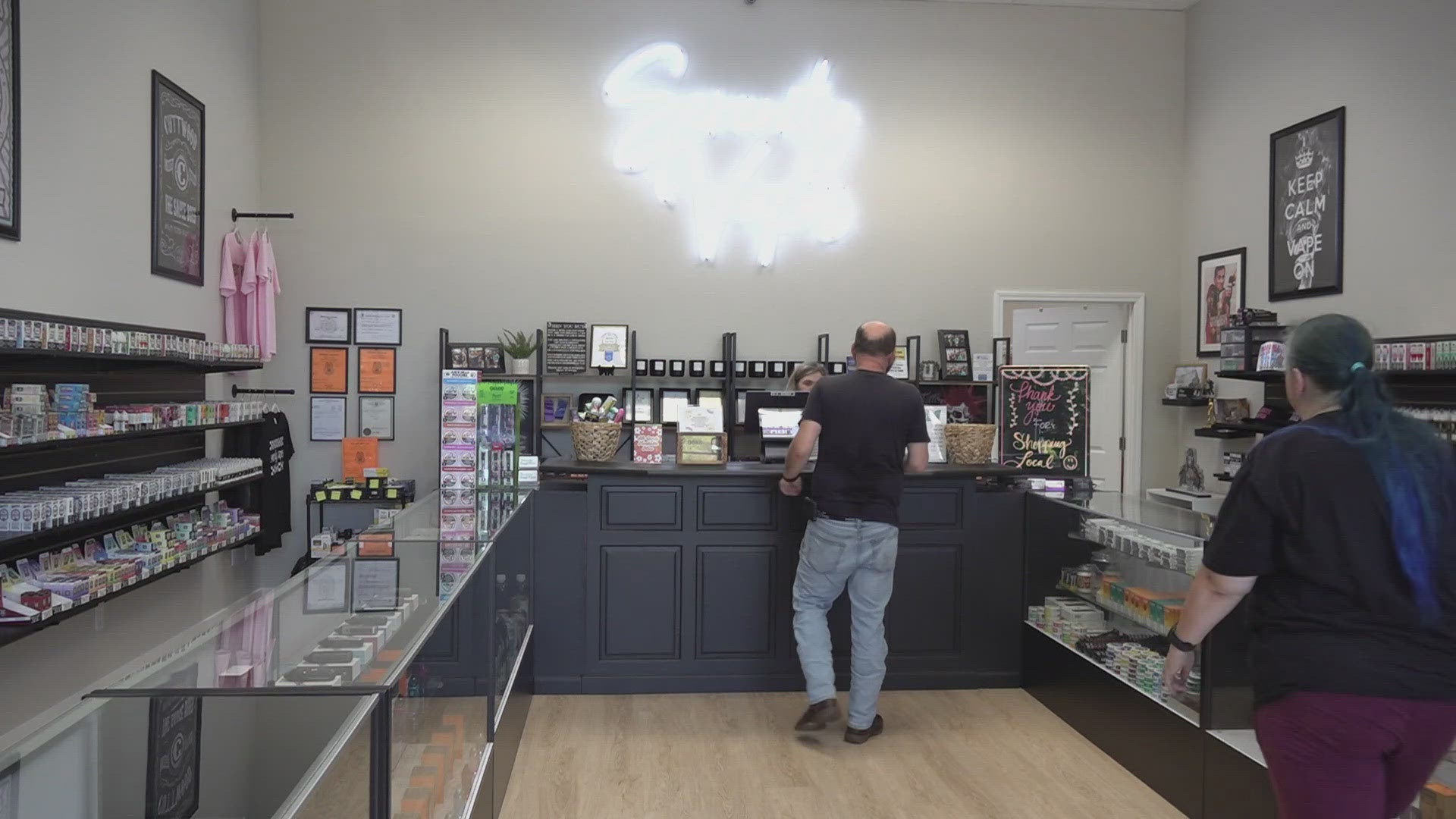will foger vapes be banned in arkansas businesses adjust to vape law Select Flavor ::Blackberry Cherry Nicotine-free Lost Mary Blue Cotton