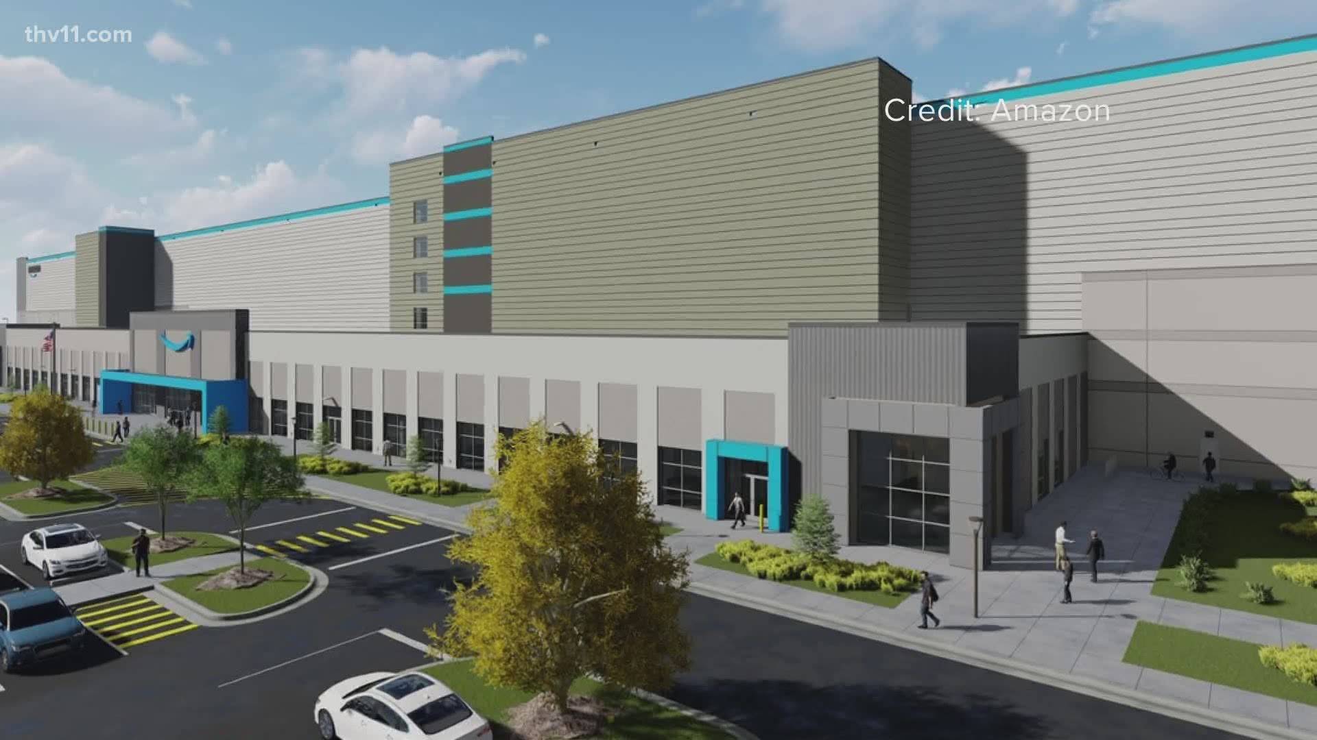 Amazon has announced plans to open its first fulfillment center in Little Rock.