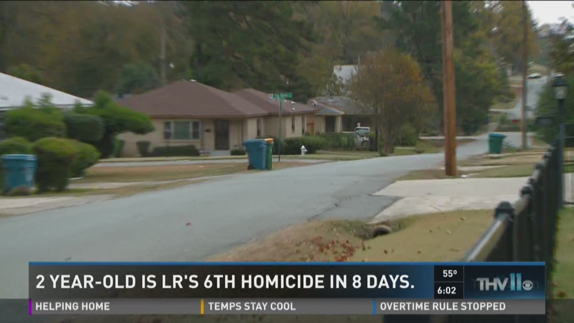 Murder of 2-year-old is LR's 6th homicide in 8 days