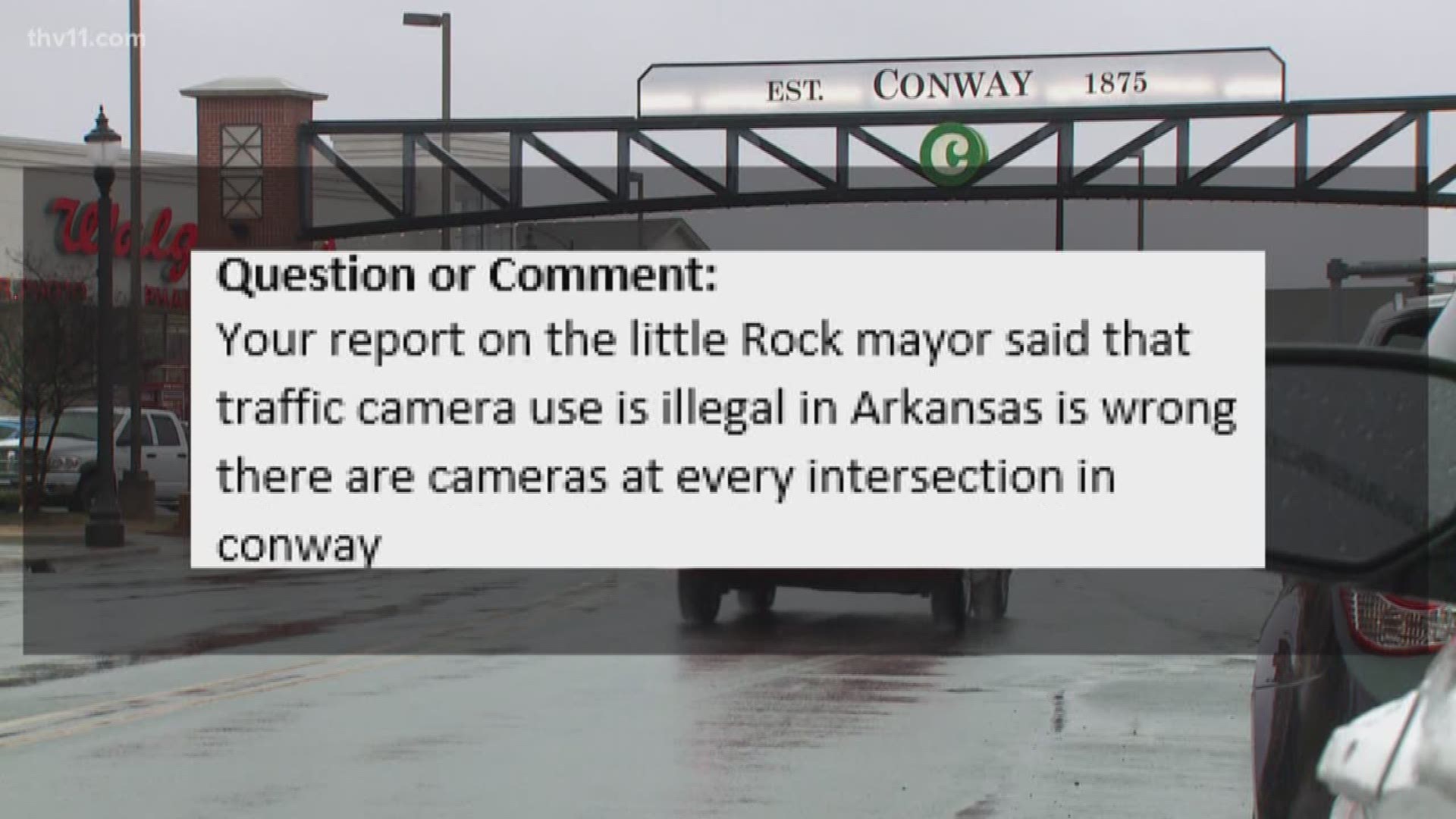 A statement by Little Rock Mayor Mark Stodola has confused Arkansans about the legality of cameras on Arkansas streets.