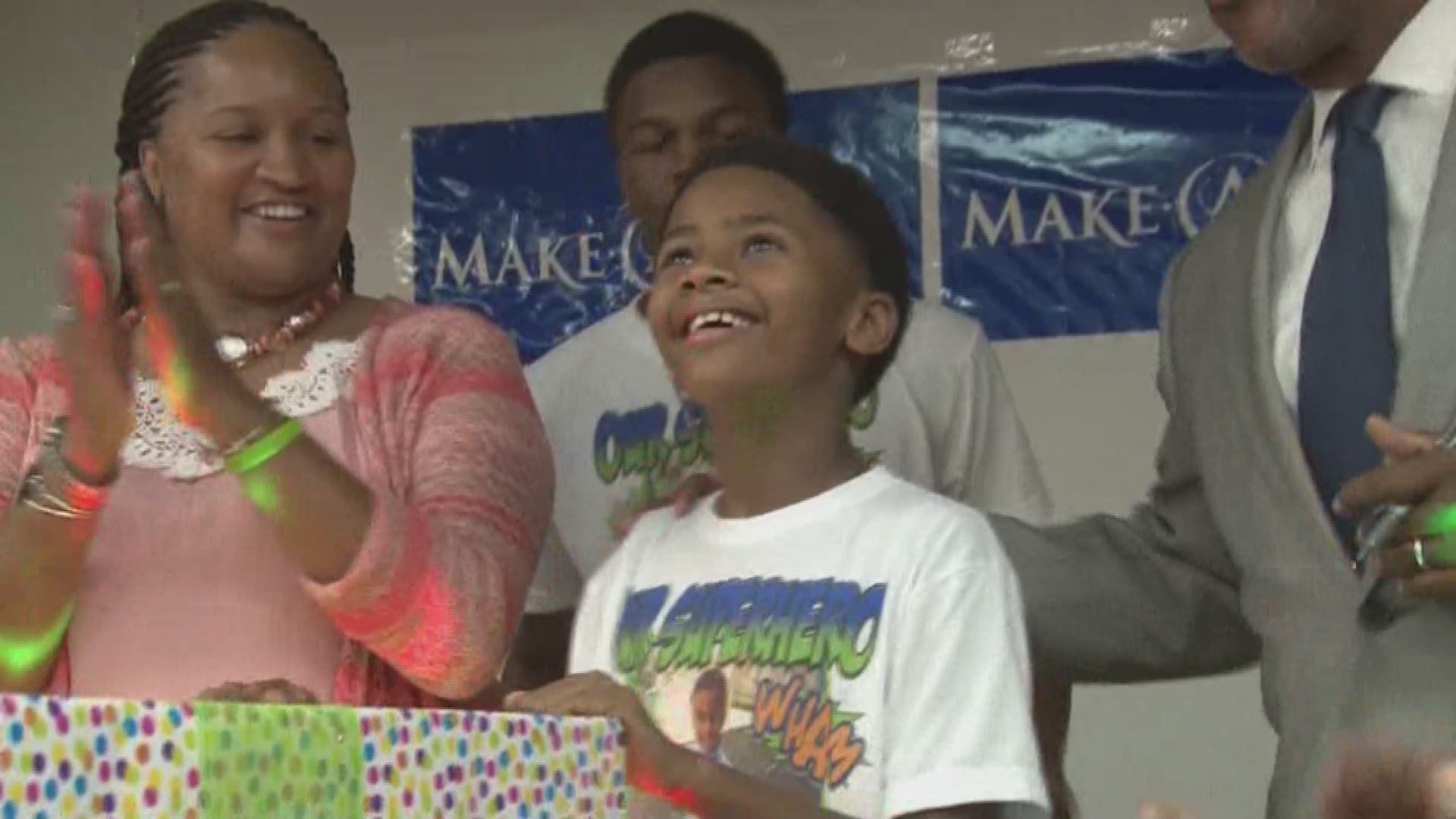 Pine Bluff boy gets Disney World wish granted