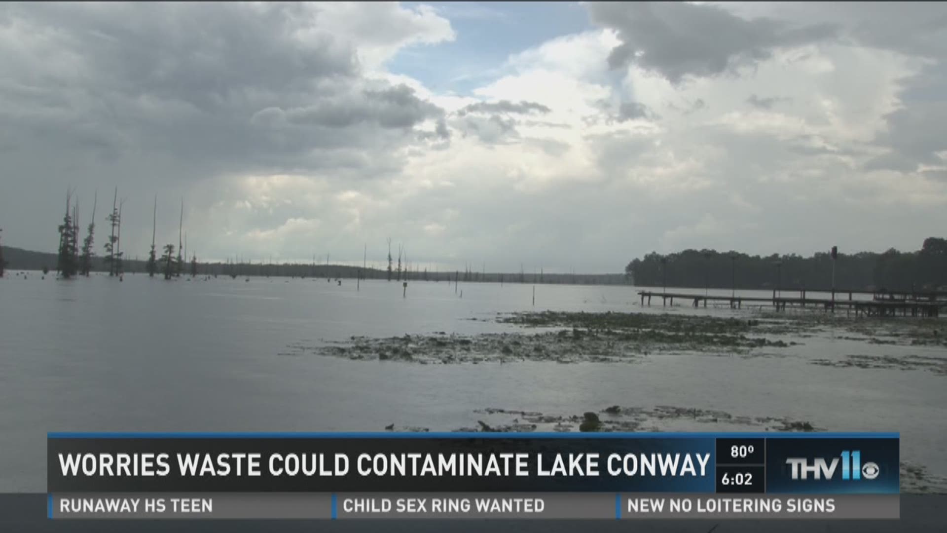 Citizens worry wastewater could contaminate Lake Conway