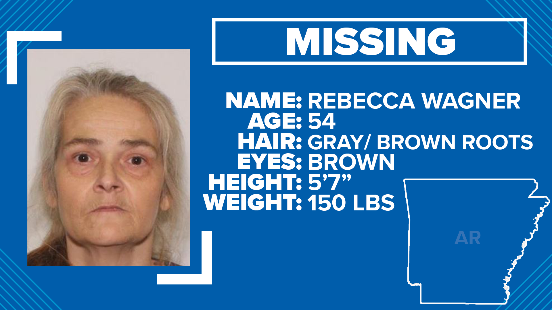 Garland County deputies are searching for a missing 54-year-old woman.