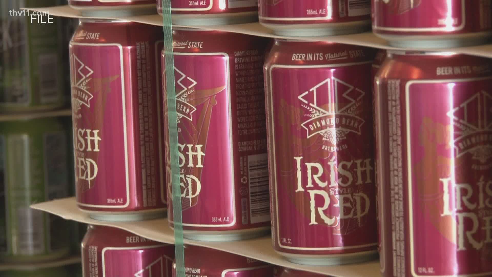 Popular Arkansas beers like Bluewing Berry Wheat may become harder to find if can manufacturers continue to not be able to keep up.