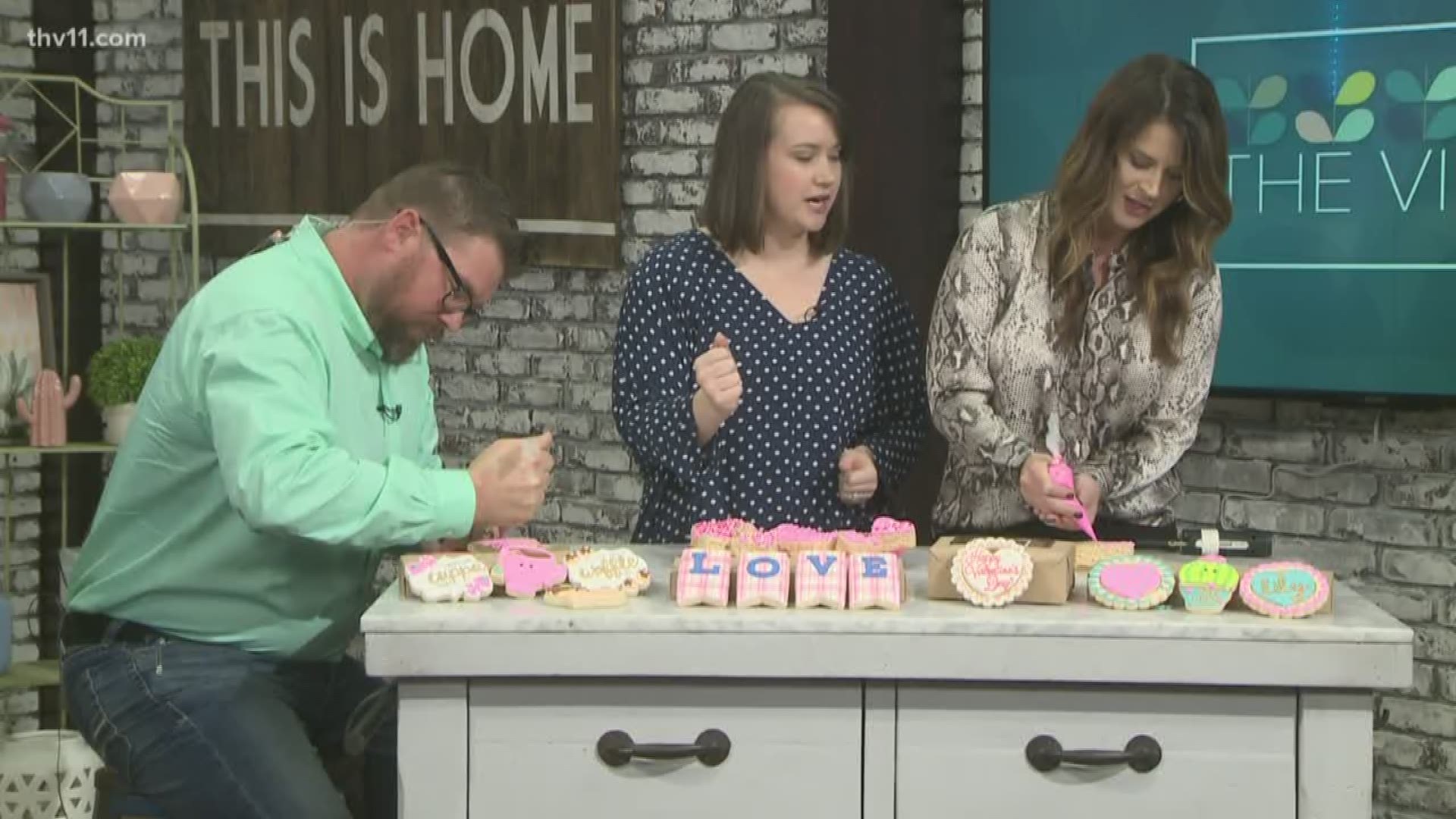Three Best Bakery showed The Vine team how to make and decorate easy treats for Valentine Day.