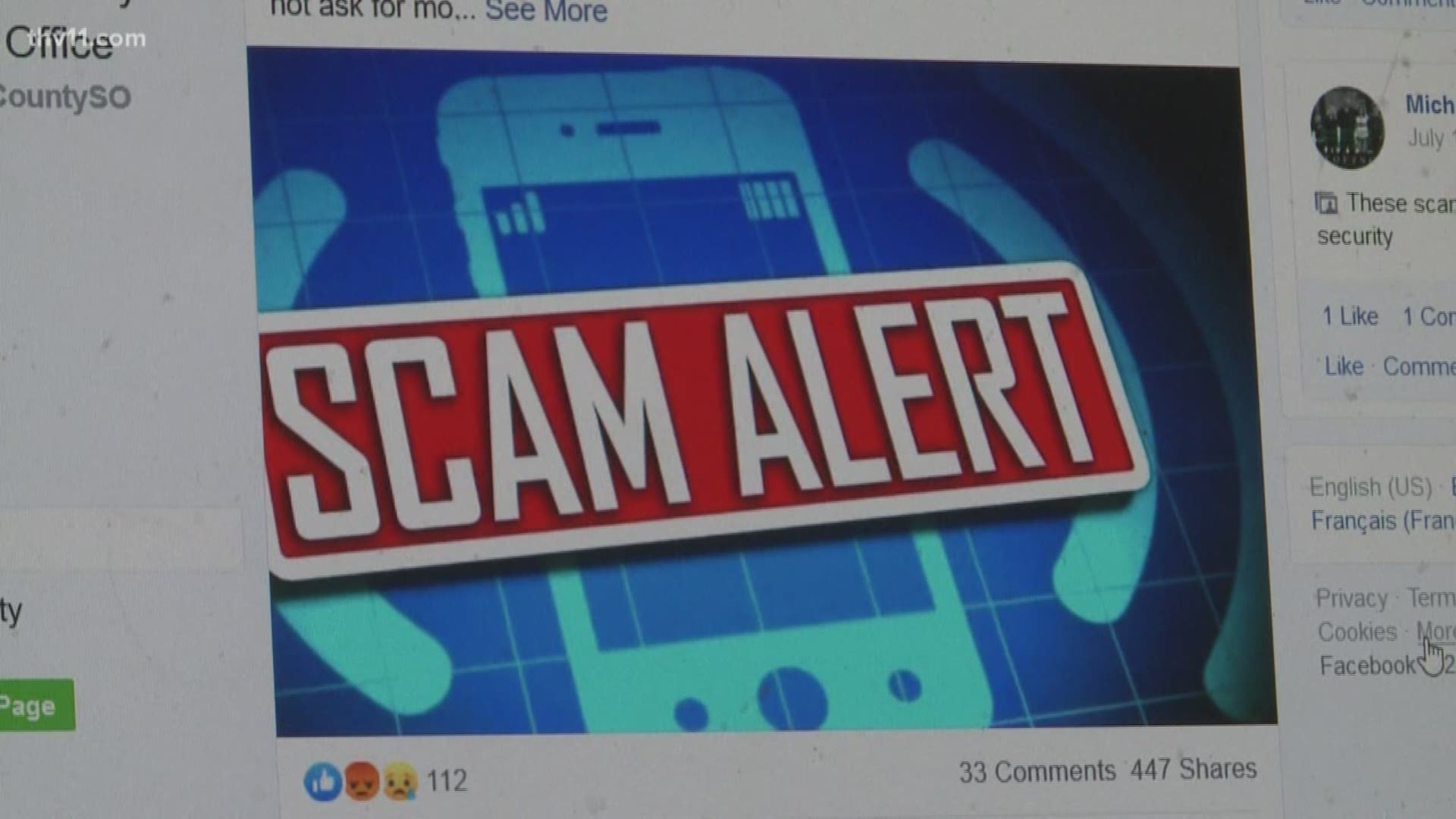 Most of us have had at least a brush with someone completely dishonest, but what's so bothersome is the Pulaski County Sheriff's Office is telling us callers are pretending to be a deputy from the department. They are warning us all to be aware.