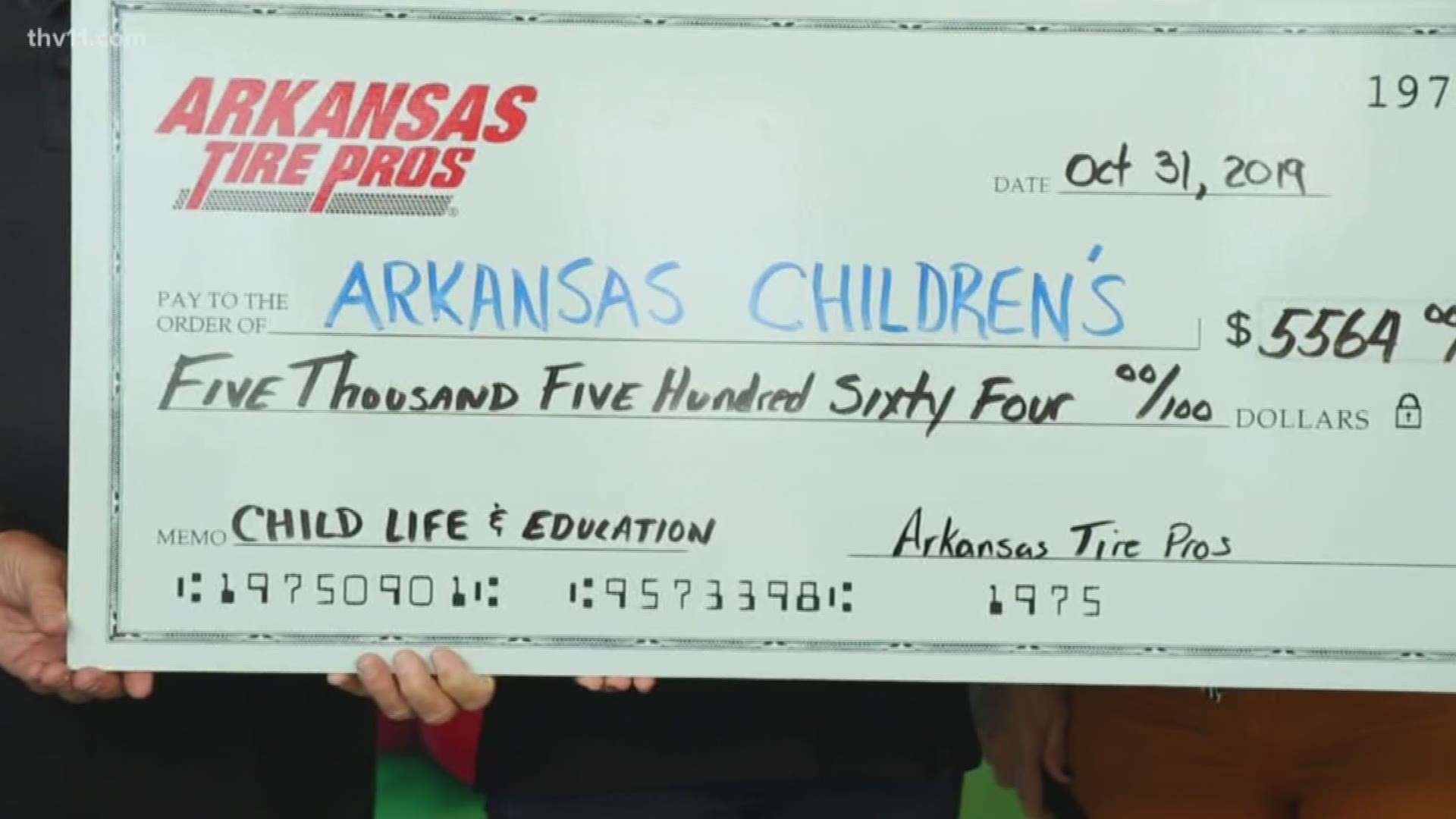 Arkansas Children's Hospital is a vital part of our state and several locally-owned Tire Pros locations raised money to help patients.