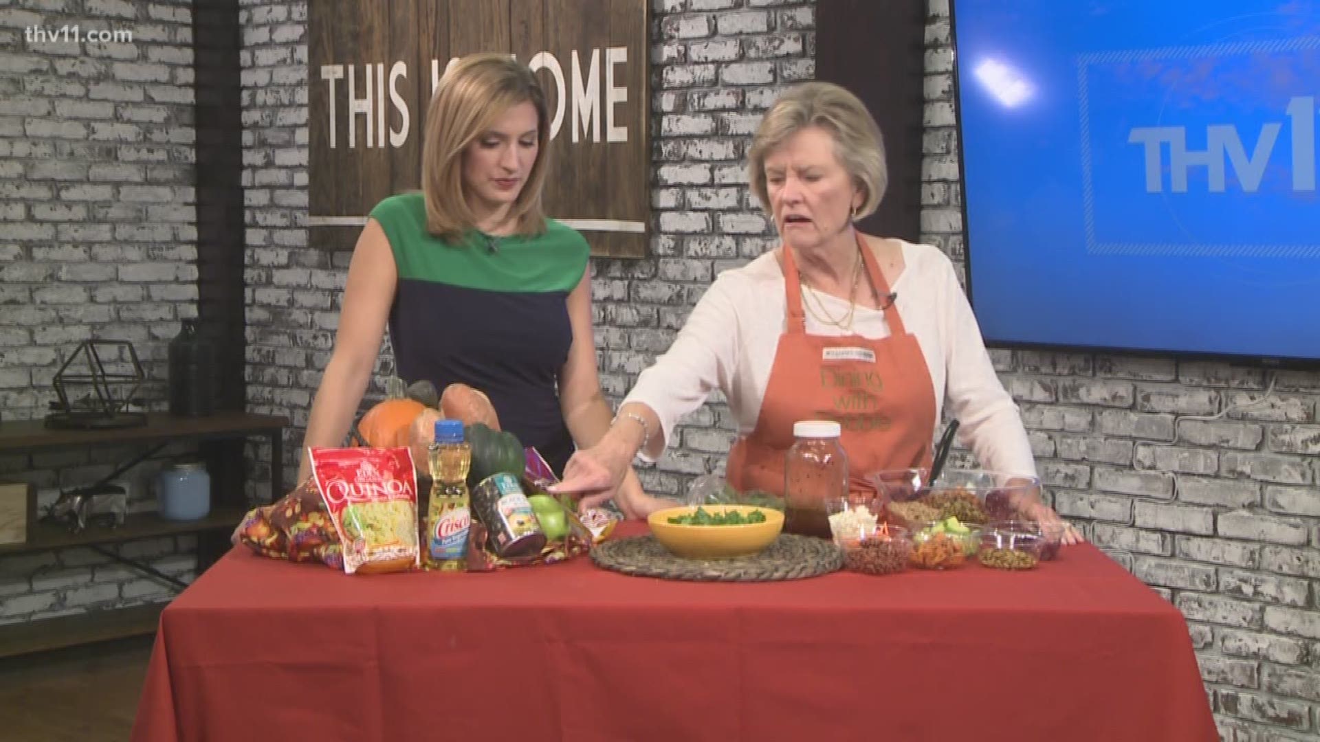 Debbie Arnold shows us how to make a healthy and delicious fall salad.