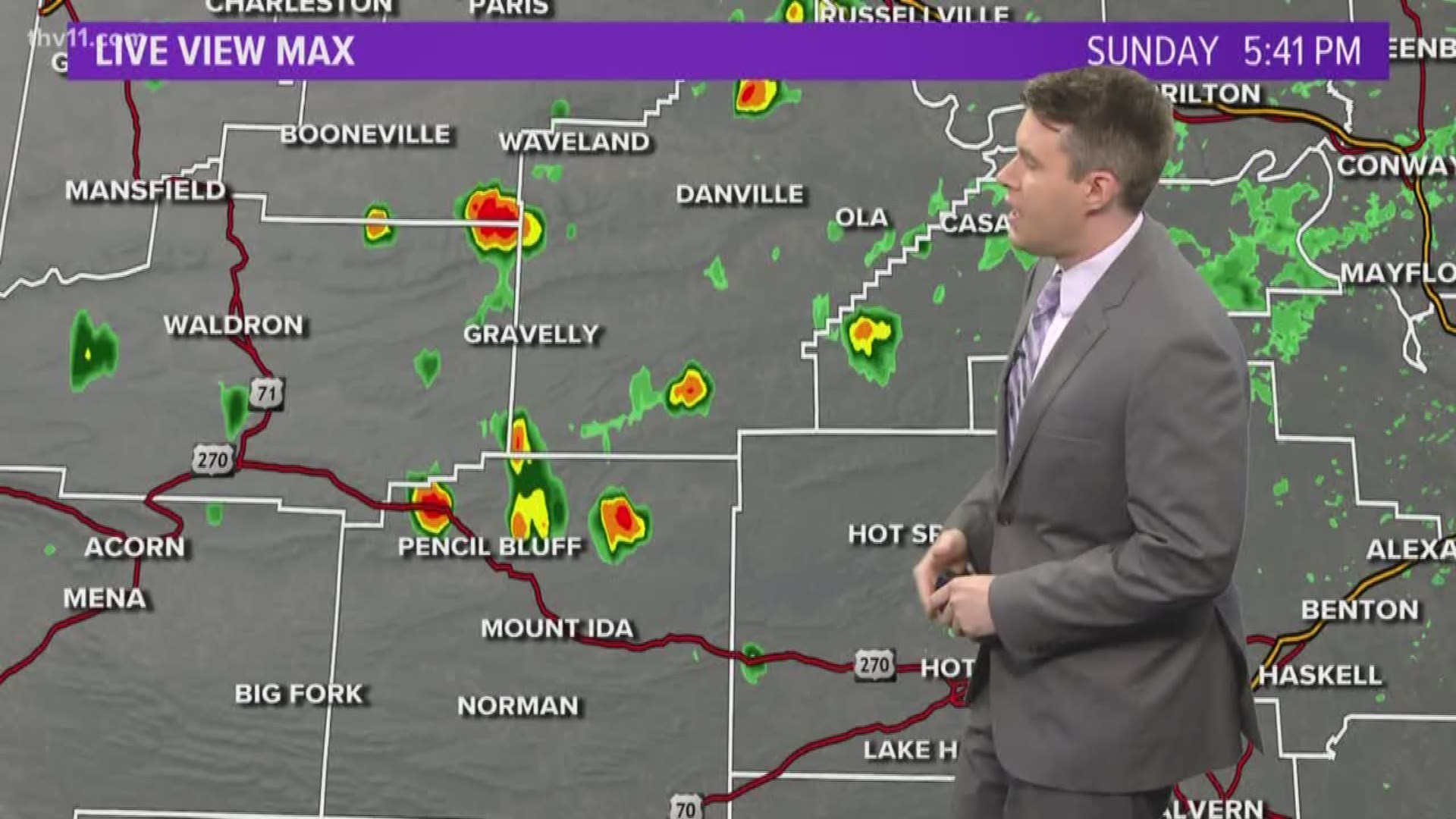 Nathan Scott takes a look at Sunday's weather.