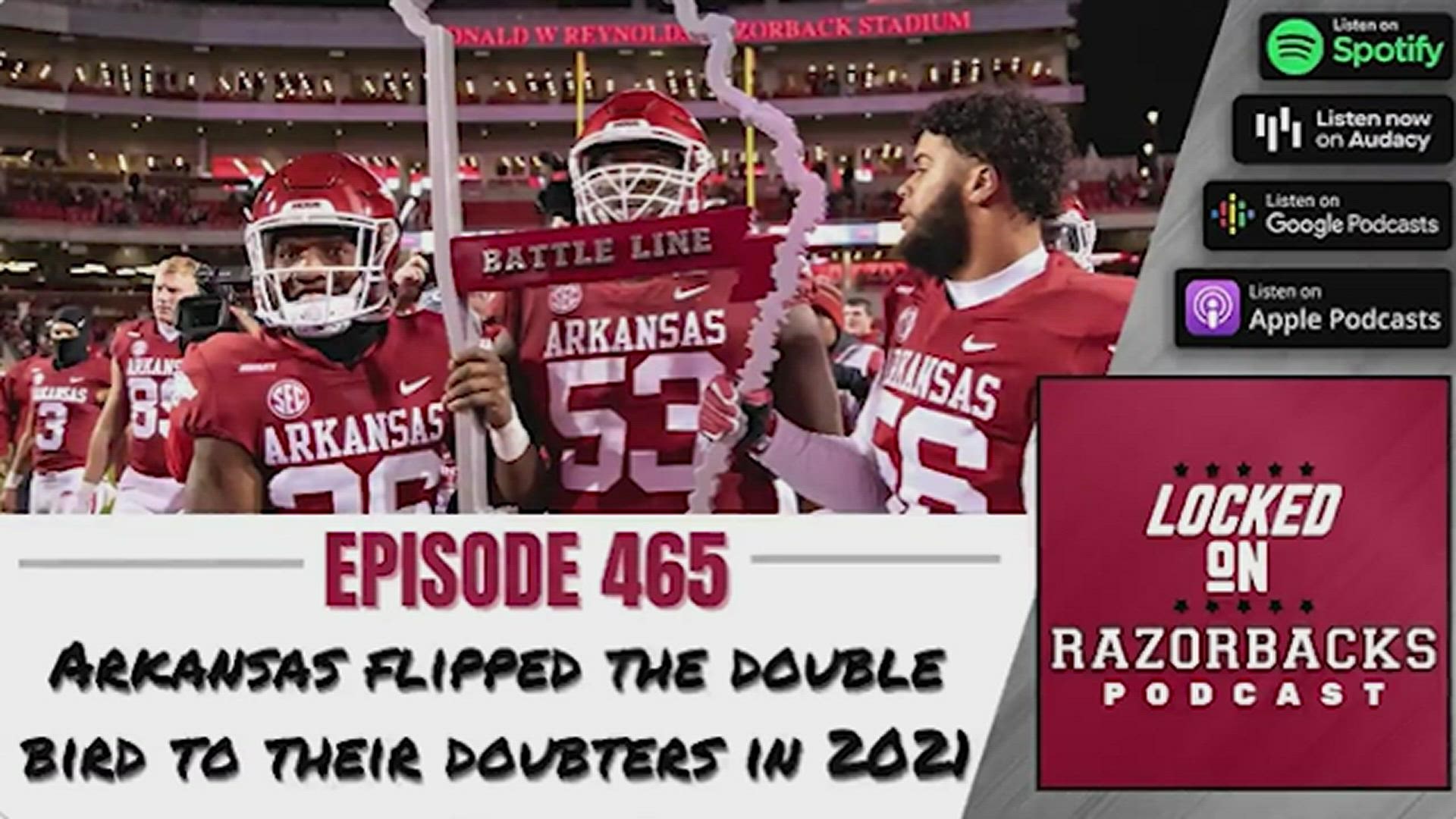 The Hogs put Mizzou back in their place & get the Battle Line Trophy. Podcast host John Nabors talks about all that and more on episode 465.