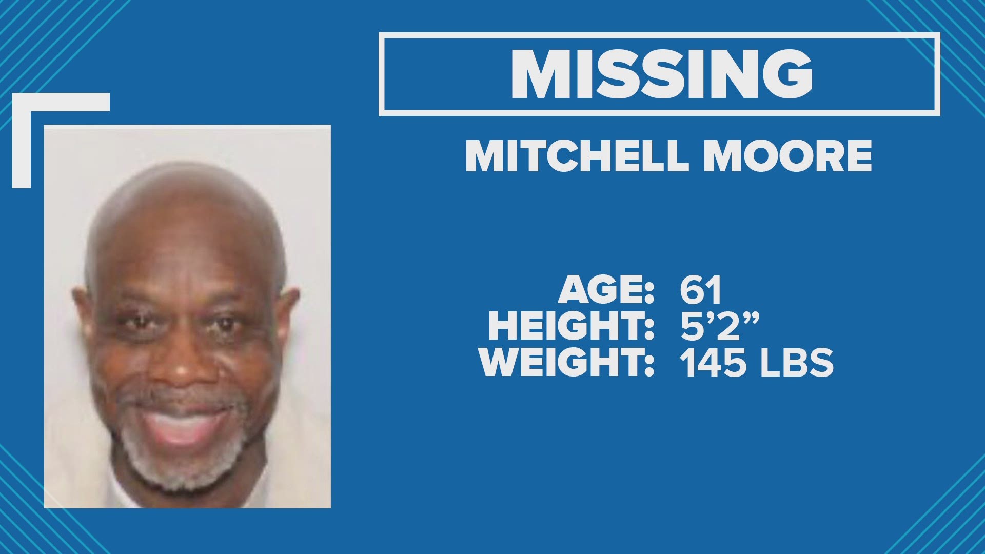 Little Rock police are looking for a missing 61-year-old man last seen on S. Battery Street.