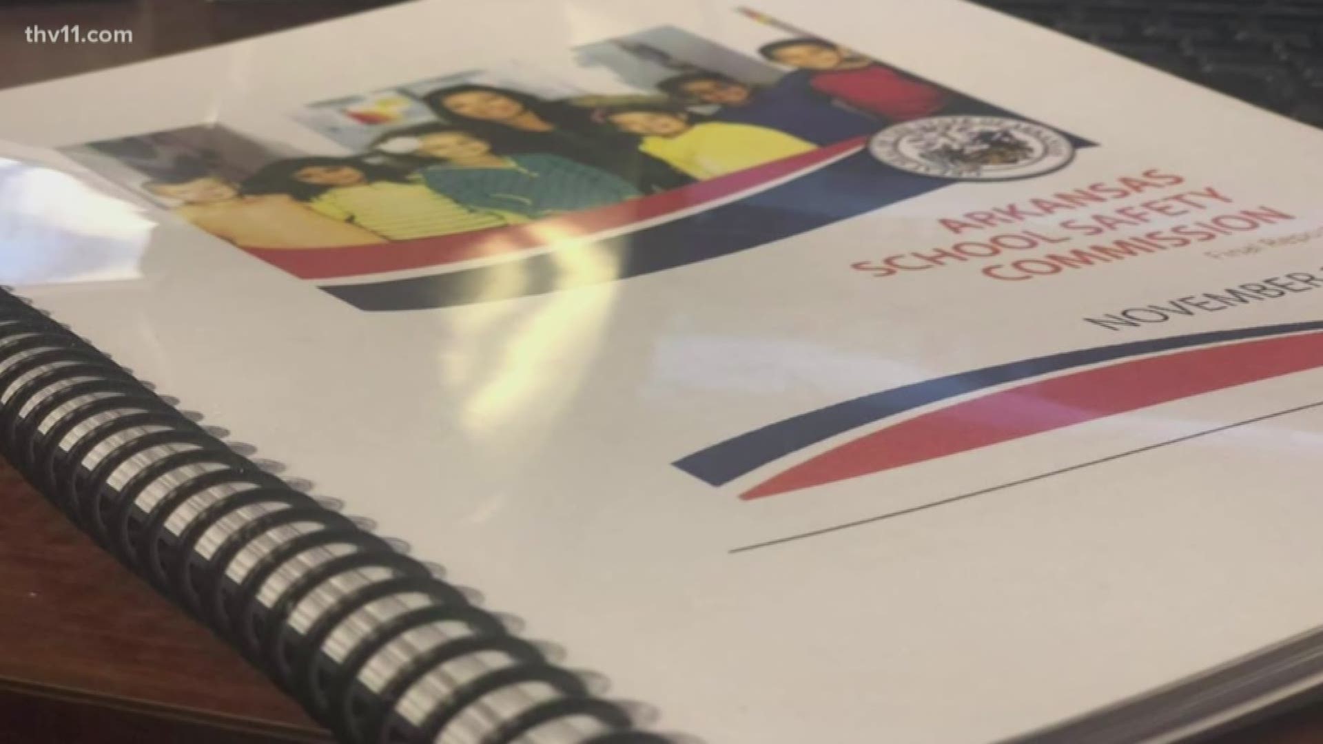 Today the Arkansas School Safety Commission gave Governor Asa Hutchinson their final report. It outlines what needs to be done to keep students safe.