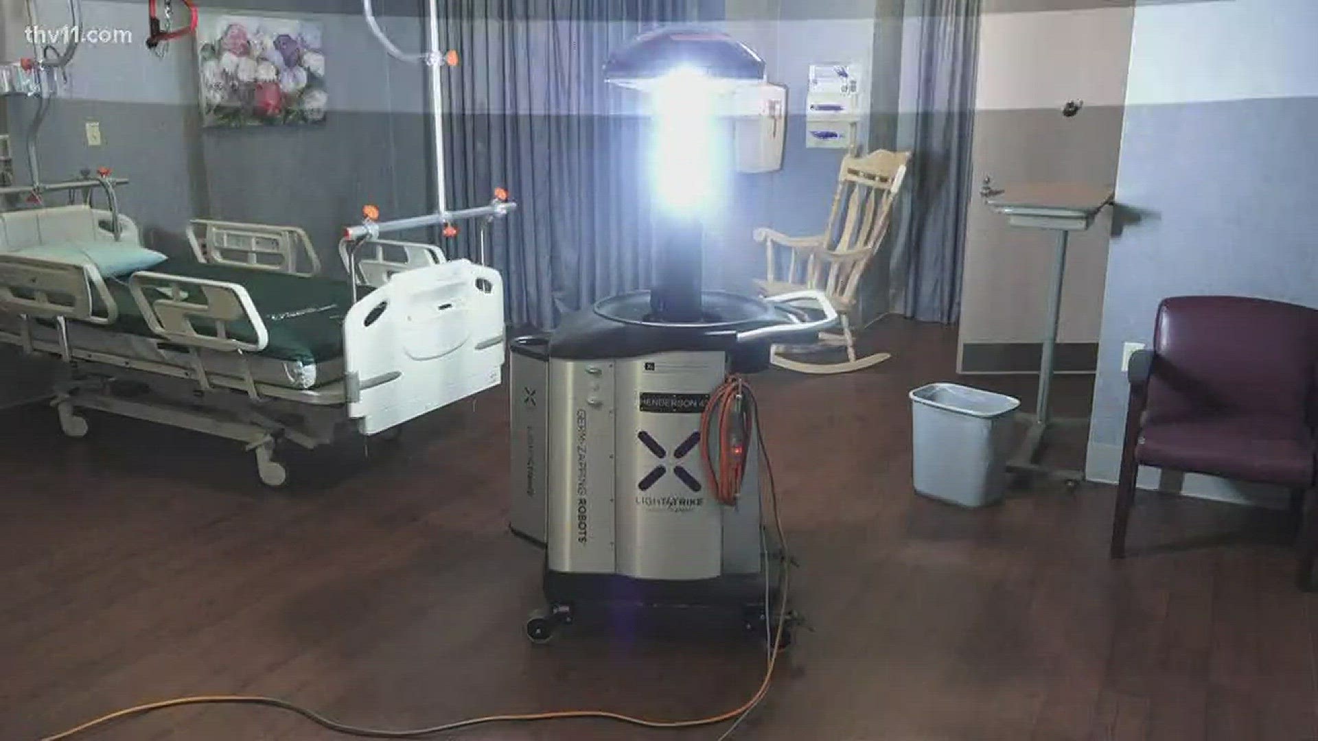 Unity Health is employing the use of robots that emit ultraviolet radiation to kill germs.