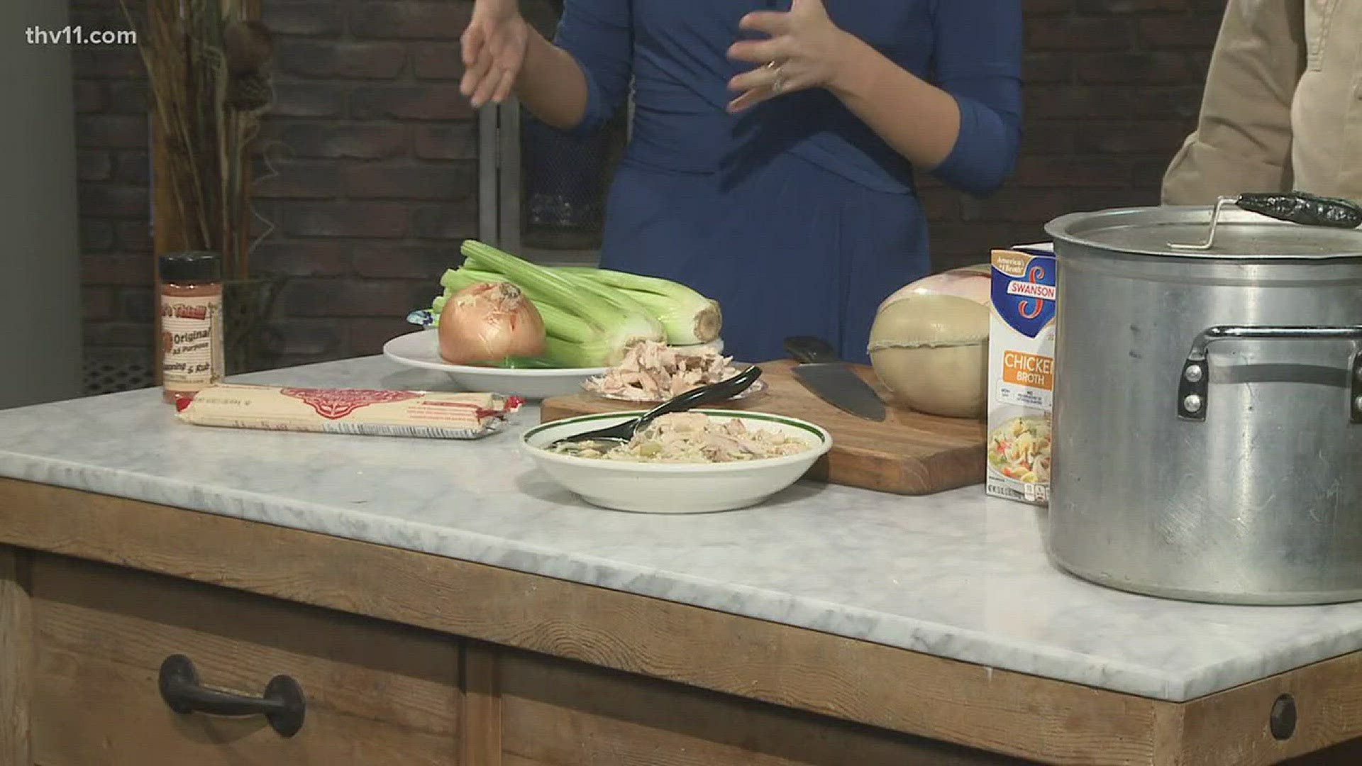 Anthony Michael from Cross-Eyed Pig joined THV11 This Morning to show us an easy recipe for chicken noodle soup