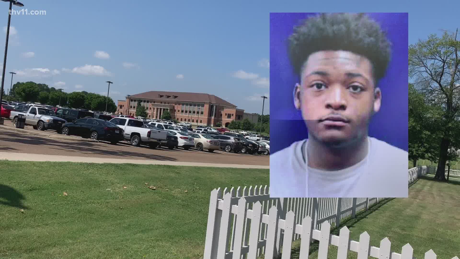 A senior at Southern Arkansas University is dead after being shot in a campus parking lot on the night before the start of class. It was a trying day in Magnolia.