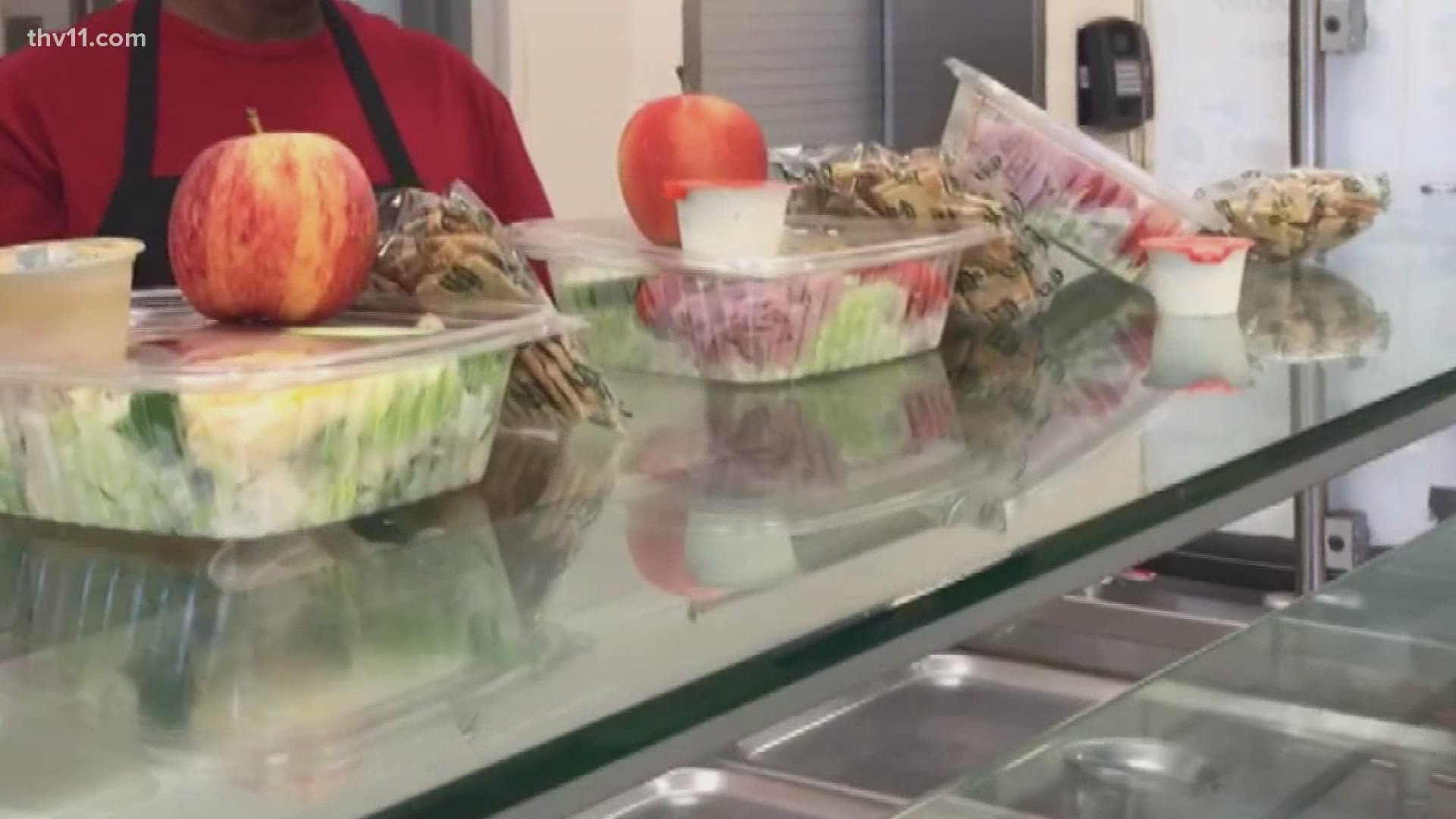 Although no one is required to pay until the end of the year, schools in Arkansas say applications for free or reduced lunches are down.