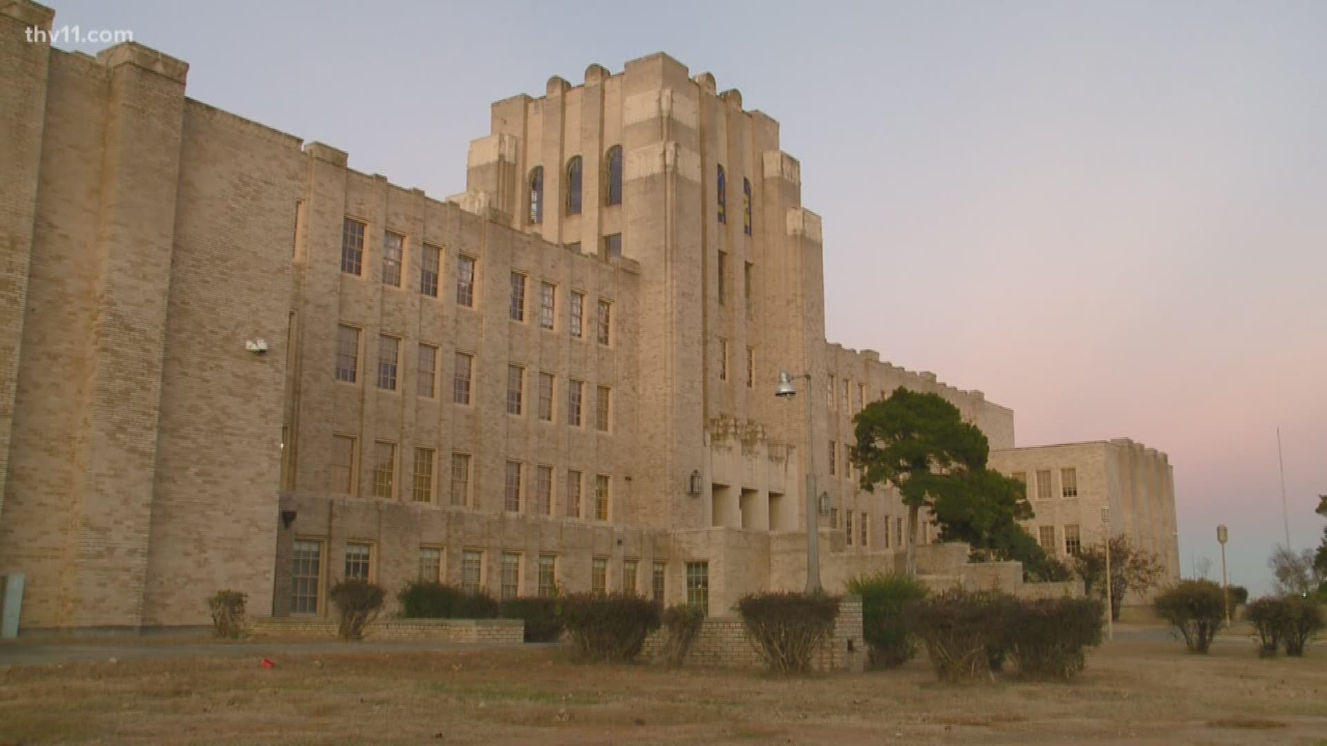 In North Little Rock, the 'Ole Main' high school has an uncertain future.