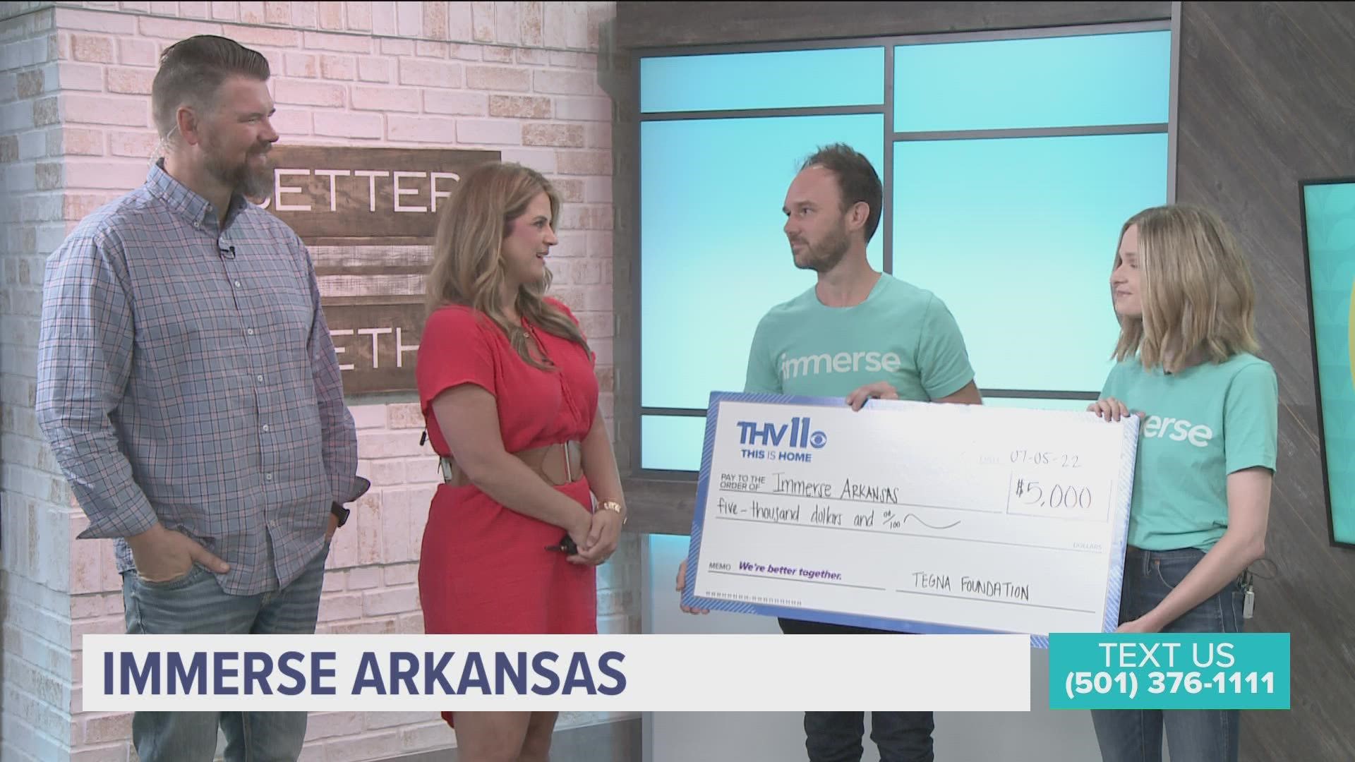 Immerse Arkansas helps youth from crisis transform into overcomers.