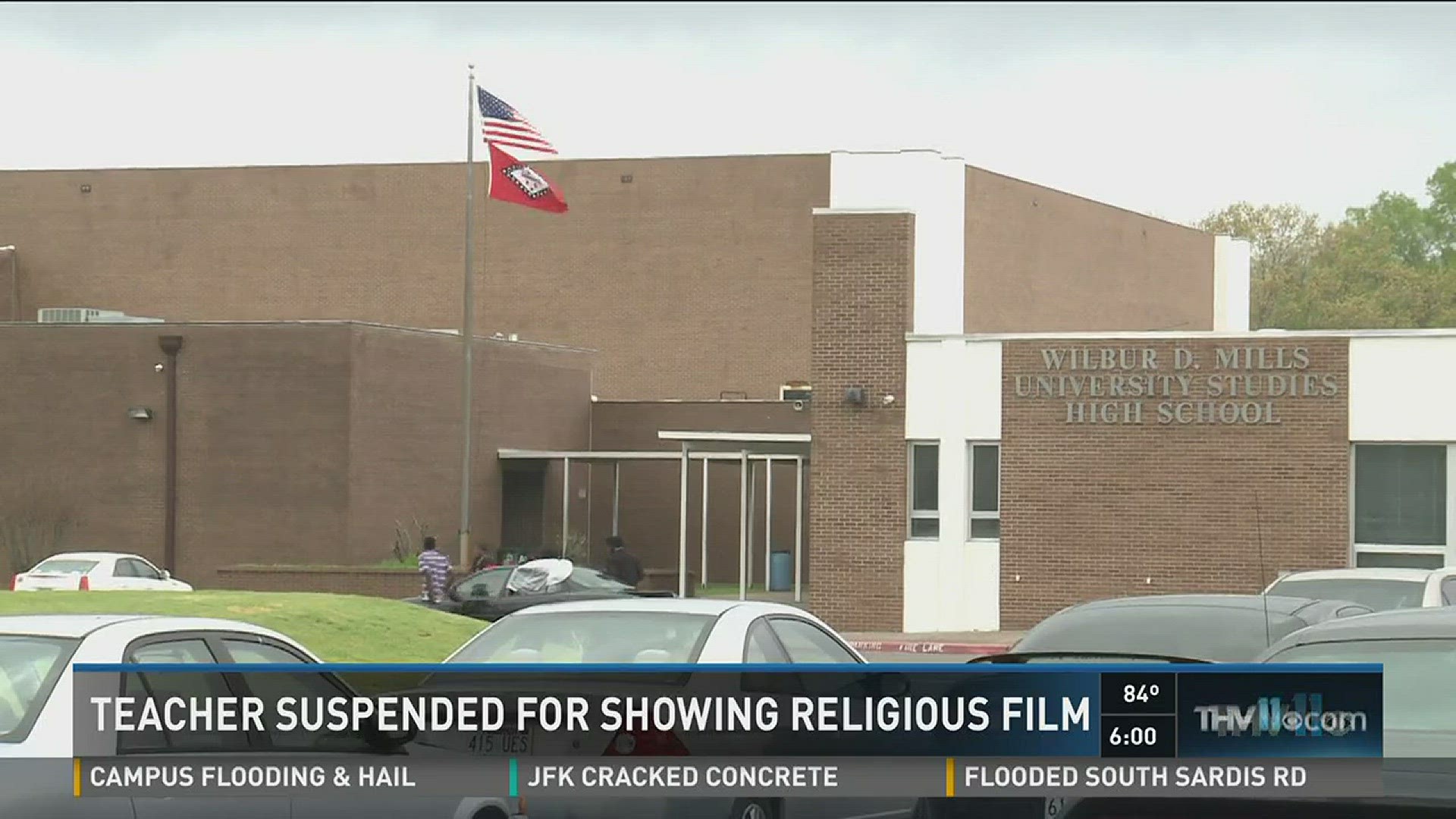 A teacher was suspended accused of showing a highly controversial and religious film to his class at a local school