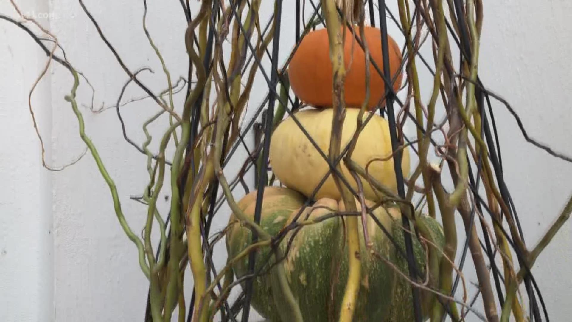 Chris H. Olsen shows you how to impress your guests at the door with pumpkins.