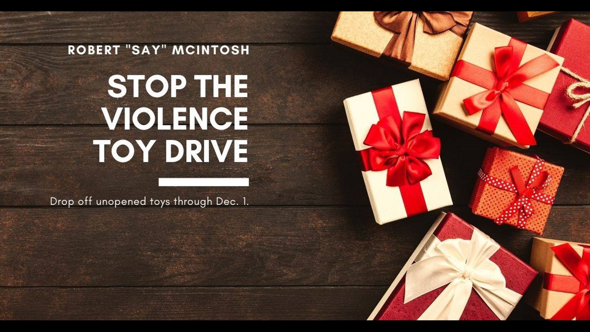 CALS is partnering with Mosaic Templars Cultural Center (MTCC) for their Robert “Say” McIntosh Stop the Violence Toy Drive. Donate new toys now through Dec. 1.