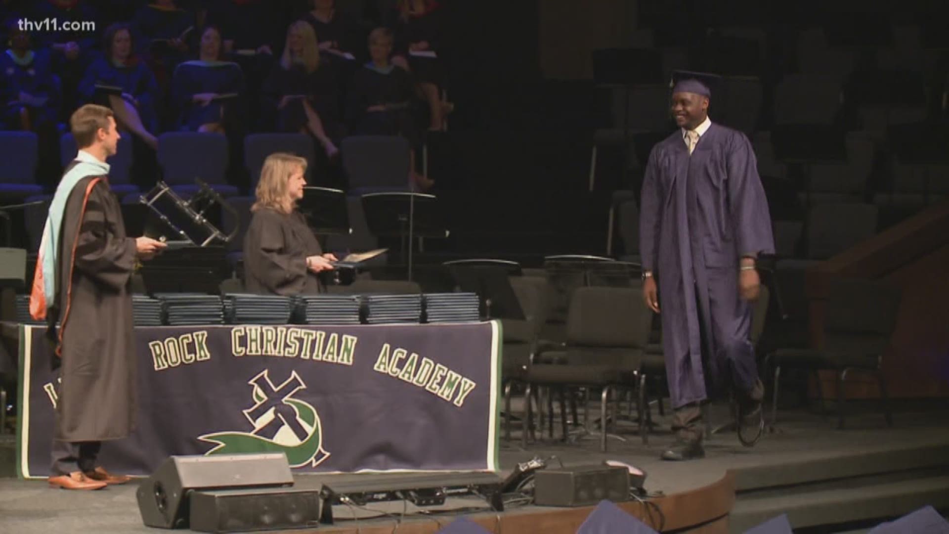 At six months old Kalin Bennett was diagnosed with autism, now he's graduating from Little Rock Christian.