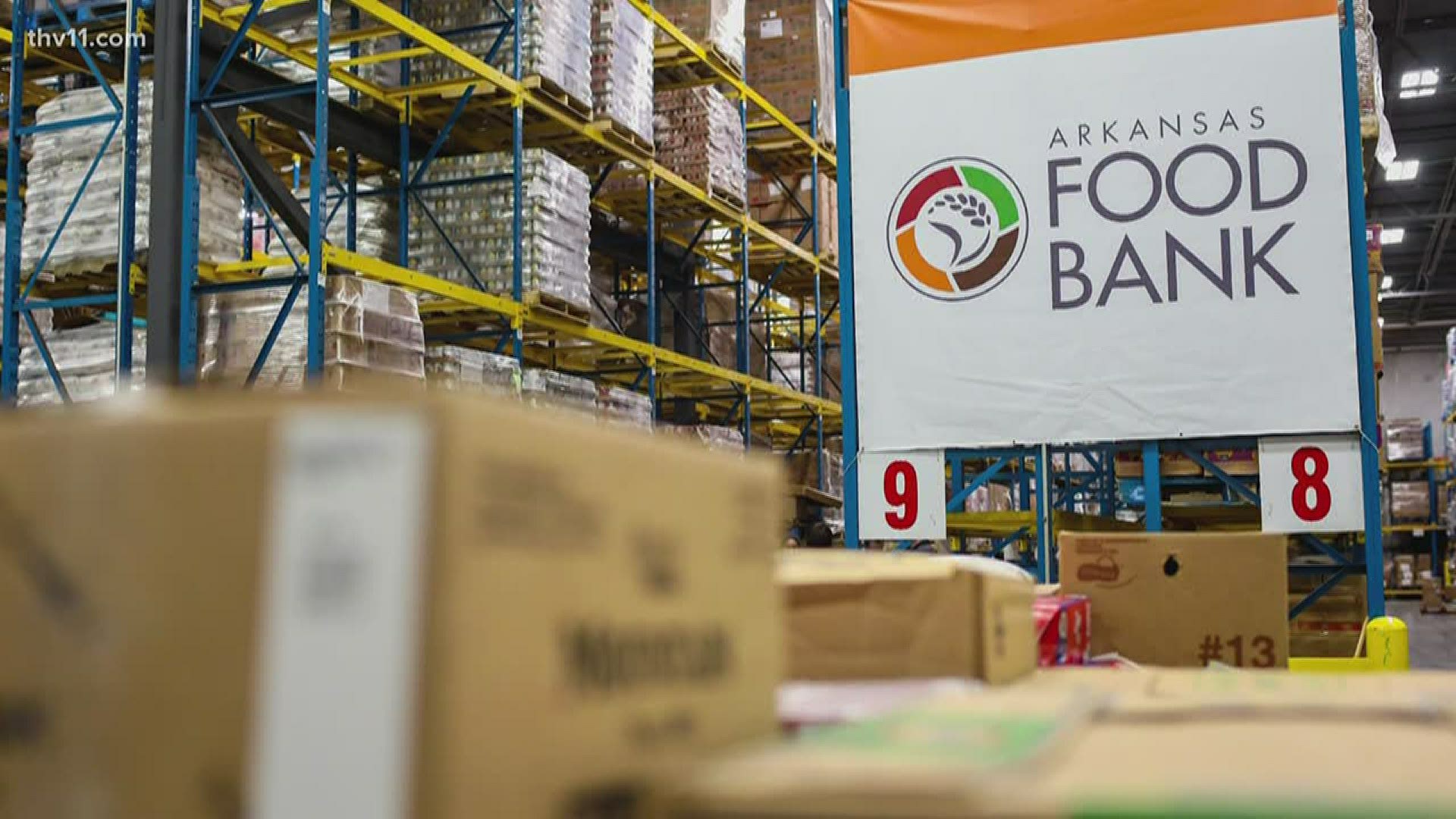 The Arkansas Foodbank is paying laid off or furloughed restaurant and service industry workers to help box food.