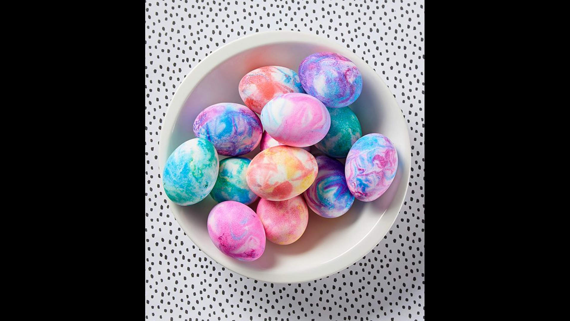 Forgot those Easter egg dyeing kits you buy at the store. We found a few techniques that only require whipped cream, rice, food coloring and a willingness to get messy.
