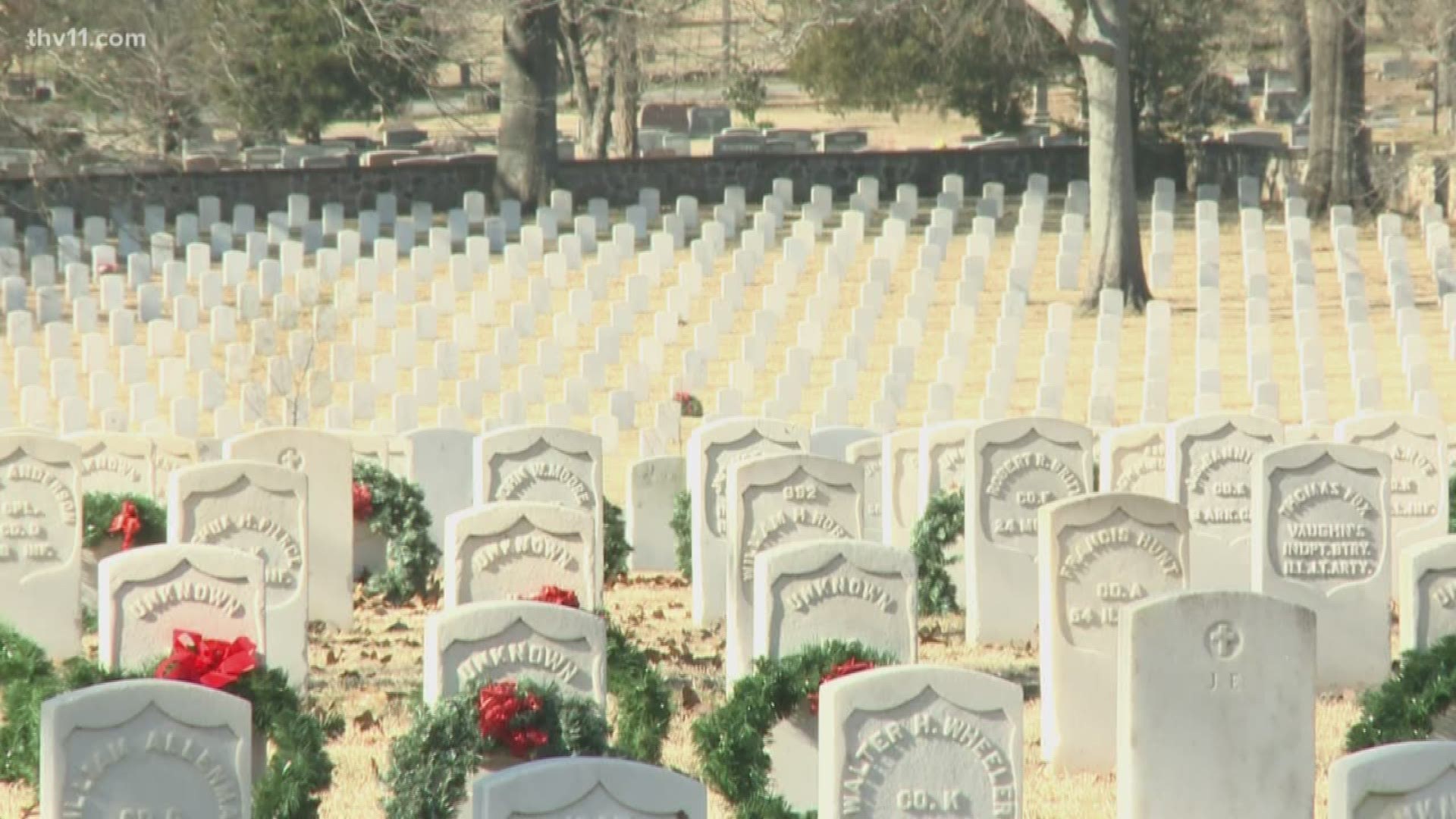 Arkansas Run for the Fallen didn't get as many donations as they did last year for the wreaths, but they're hoping to still bring in lots of volunteers.