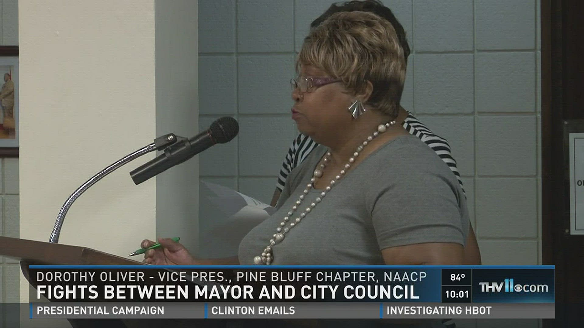 Battle lines were drawn inside the Pine Bluff City Council chambers, and the positions of the council and the mayor were clear.