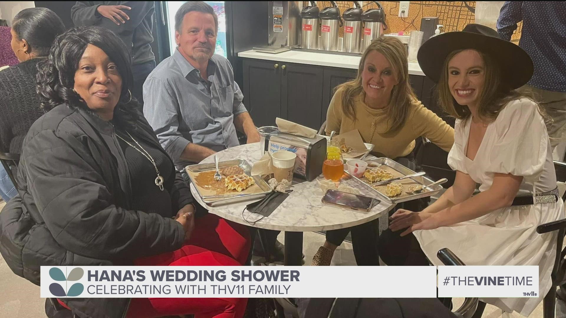 THV11 celebrates bride to be at Press Waffle Co. in SOMA