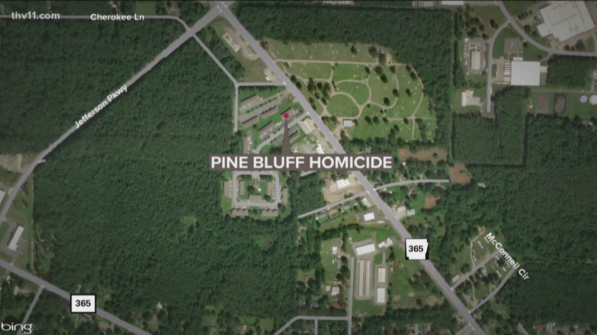 The Pine Bluff Police Department is investigating a homicide after responding to a shooting at an apartment complex.
