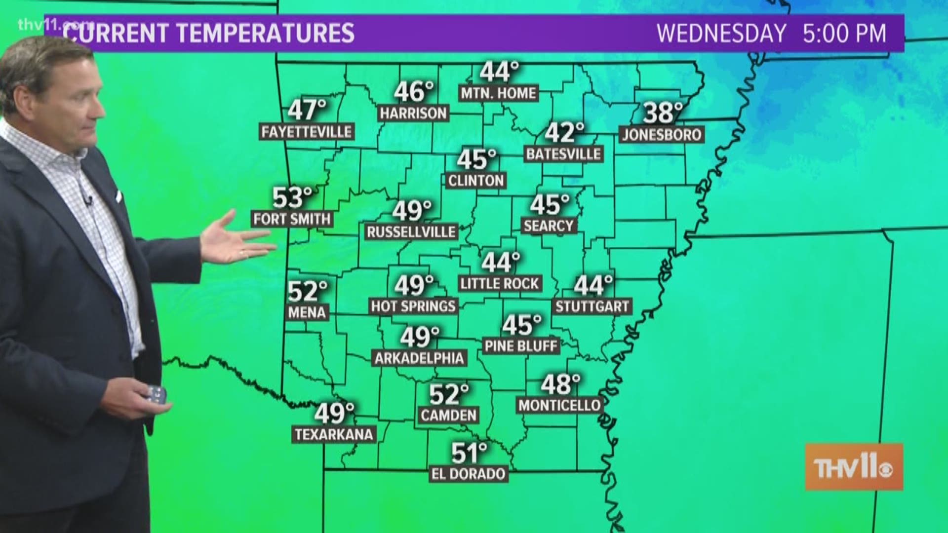 Ed Buckner gives us a look at the upcoming weather.