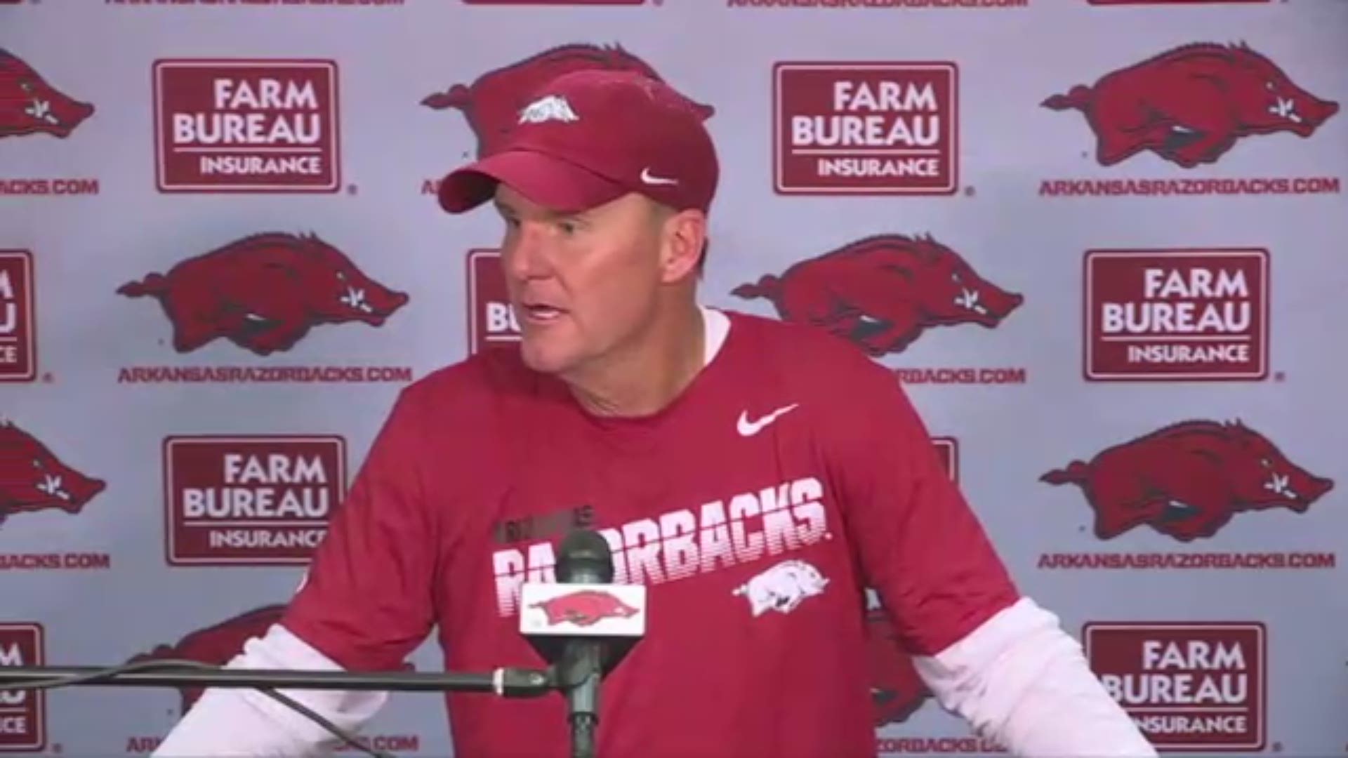 Arkansas held their first scrimmage of fall camp Saturday morning